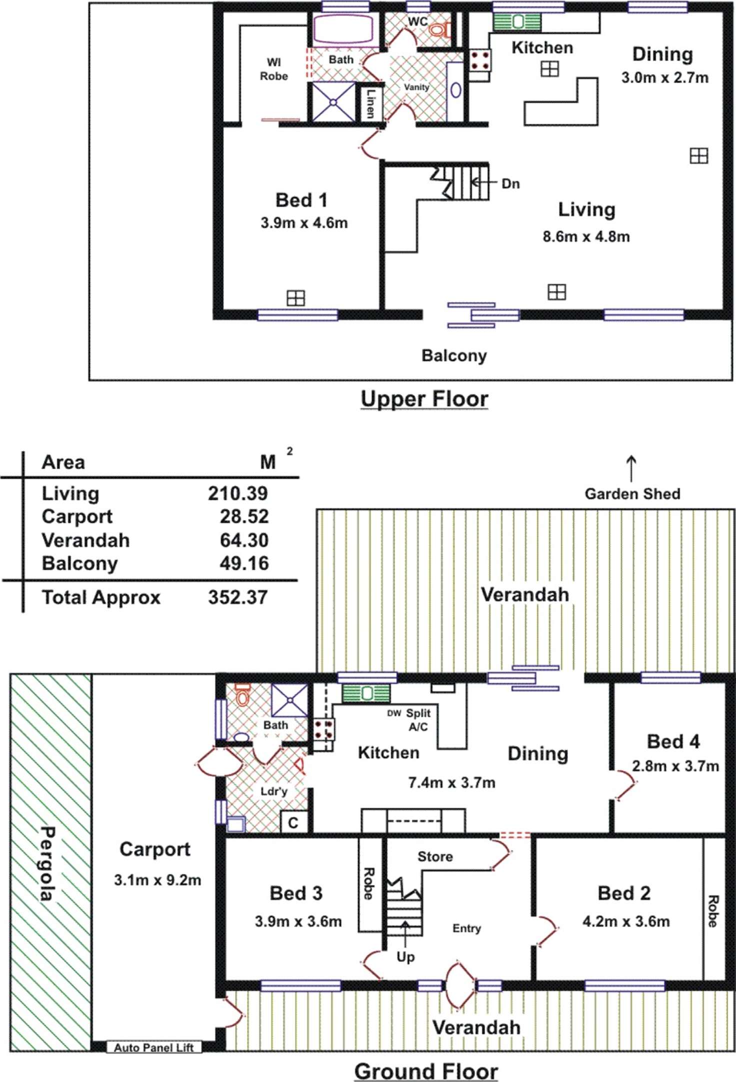 Floorplan of Homely house listing, 266 Esplanade, Seaford SA 5169