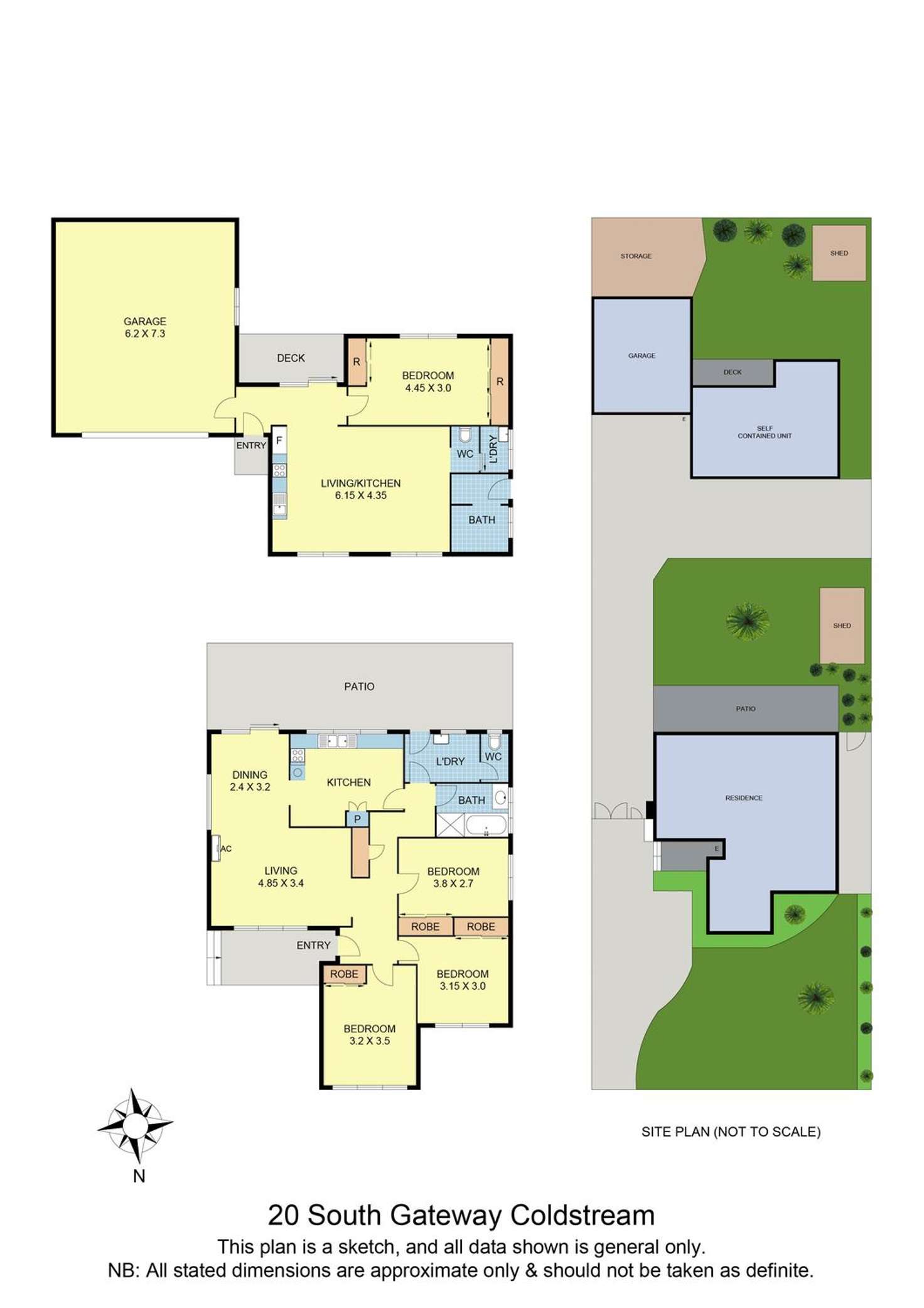 Floorplan of Homely house listing, 20 South Gateway, Coldstream VIC 3770