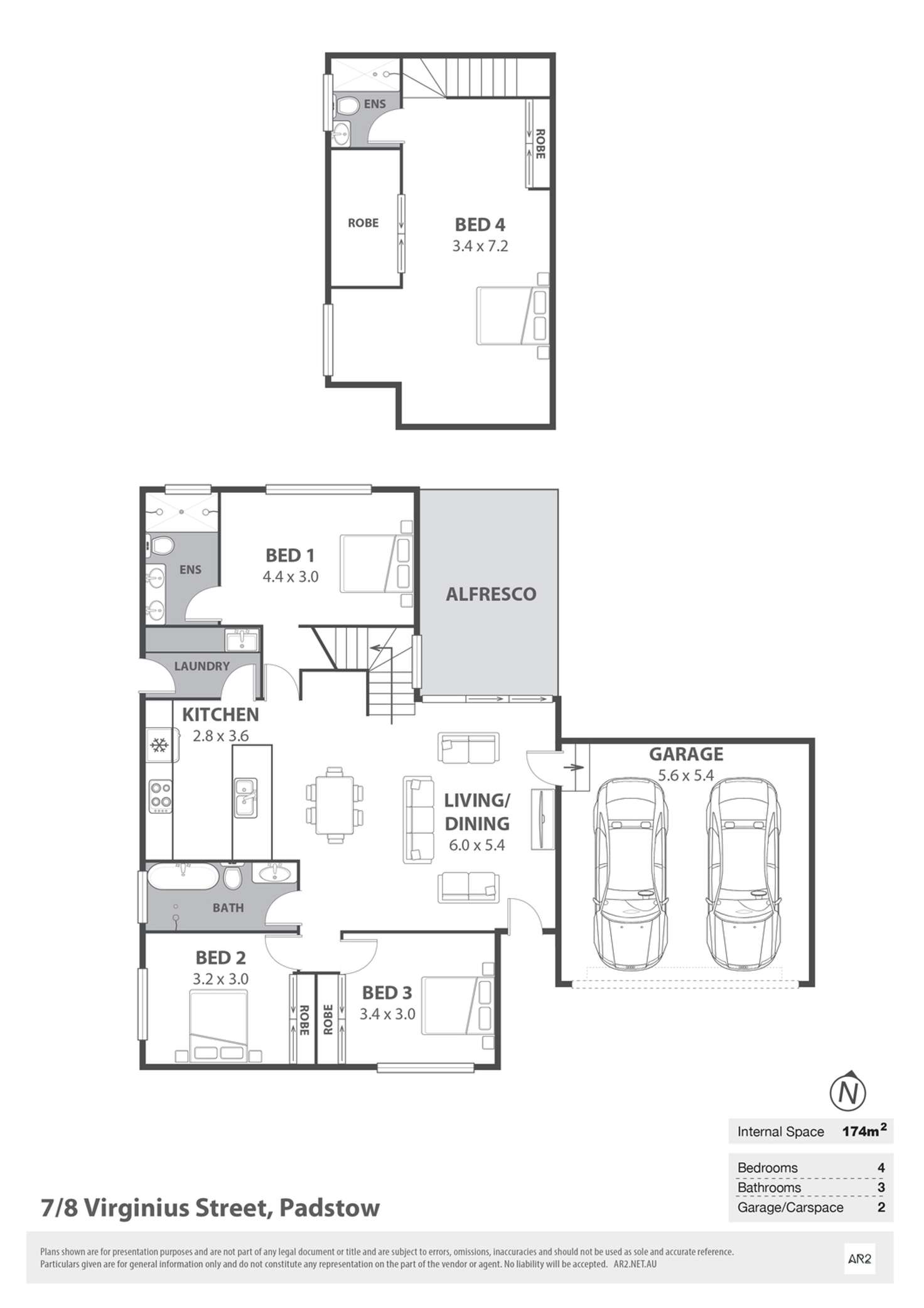 Floorplan of Homely villa listing, 7/8 Virginius Street, Padstow NSW 2211