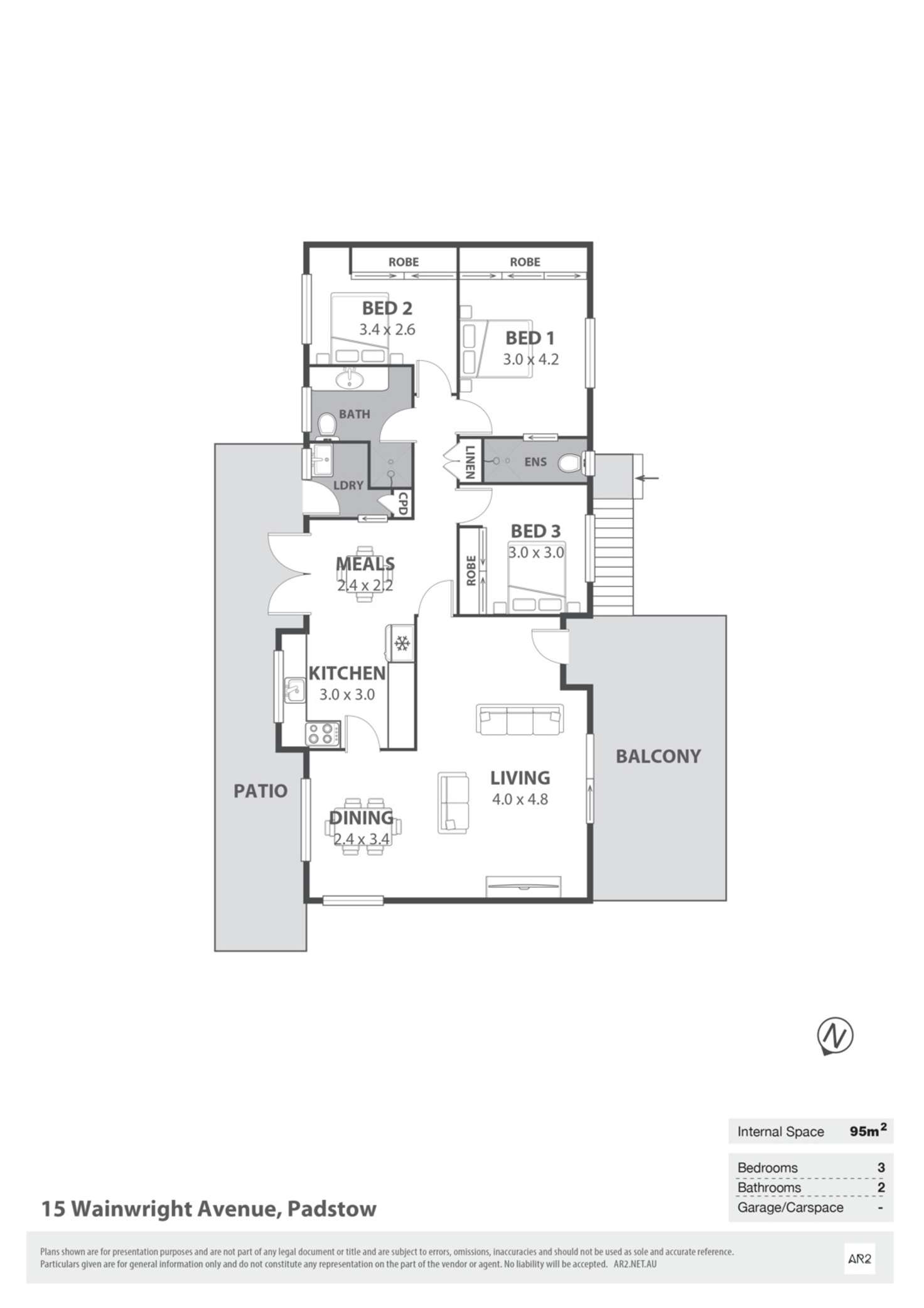 Floorplan of Homely house listing, 15 Wainwright Avenue, Padstow NSW 2211