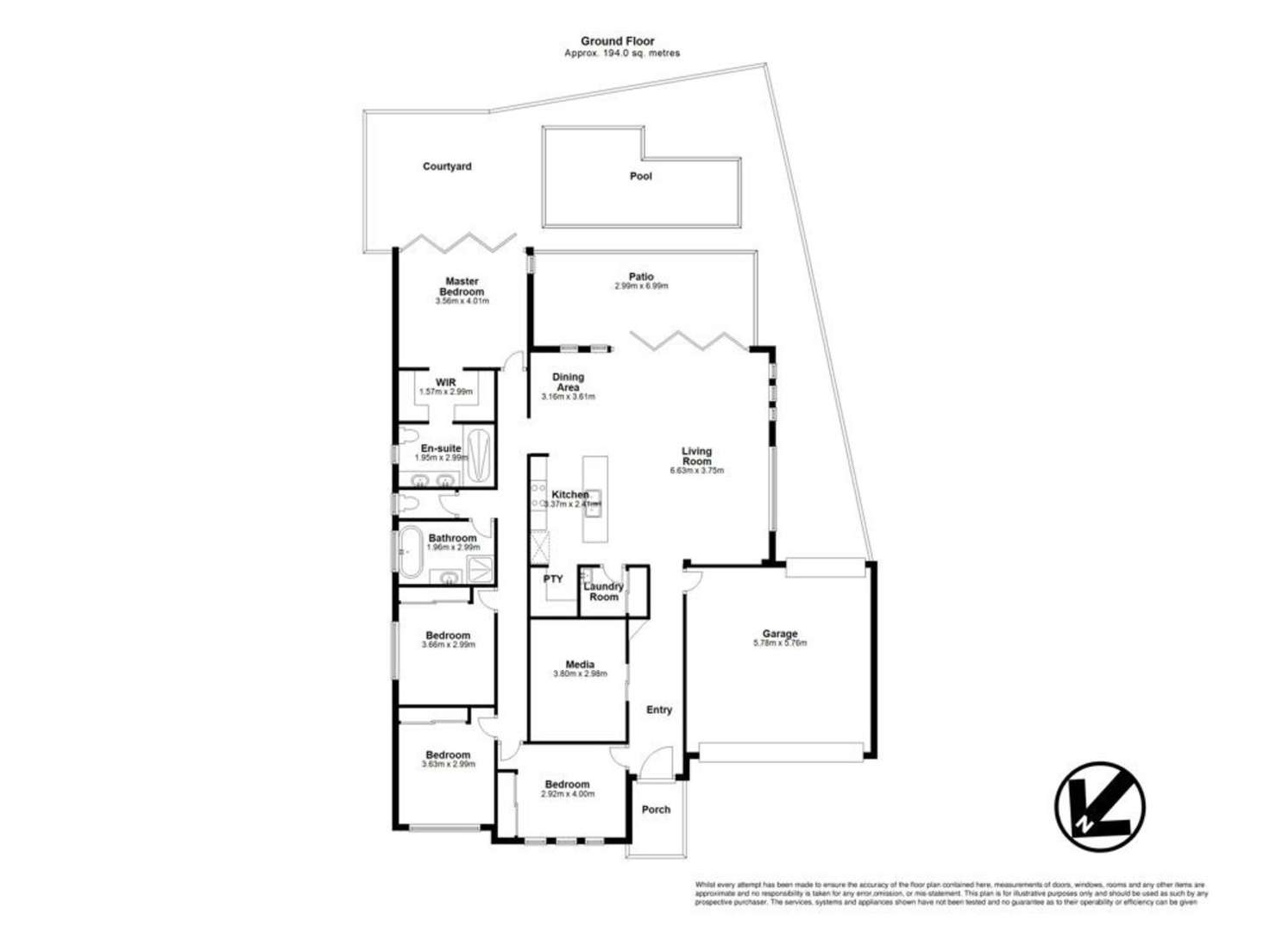 Floorplan of Homely house listing, 93 Melville Drive, Pimpama QLD 4209