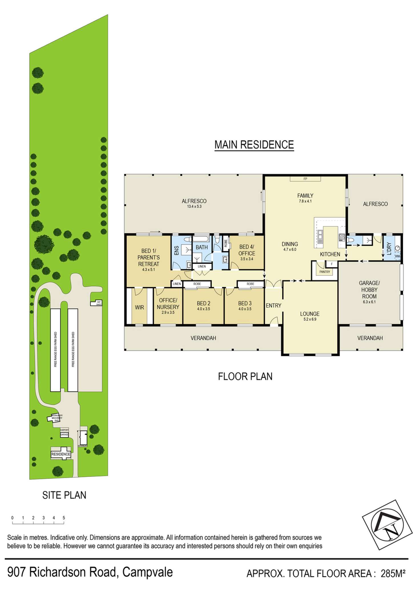 Floorplan of Homely livestock listing, 907 Richardson Road, Campvale NSW 2318