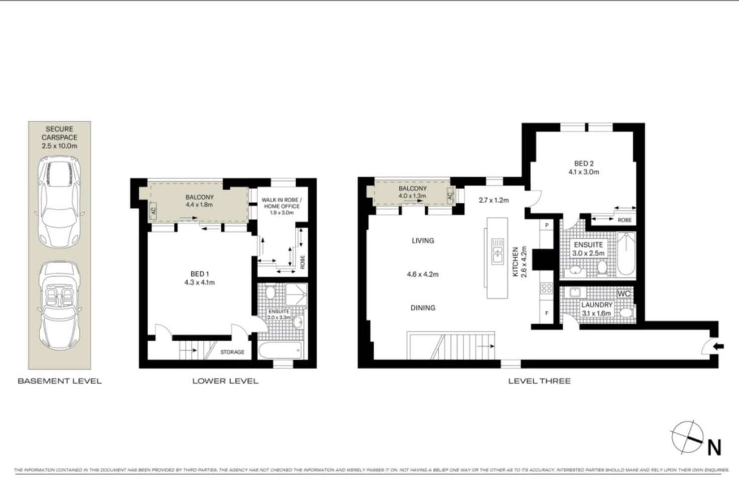 Floorplan of Homely apartment listing, A19/252 Botany Road, Alexandria NSW 2015