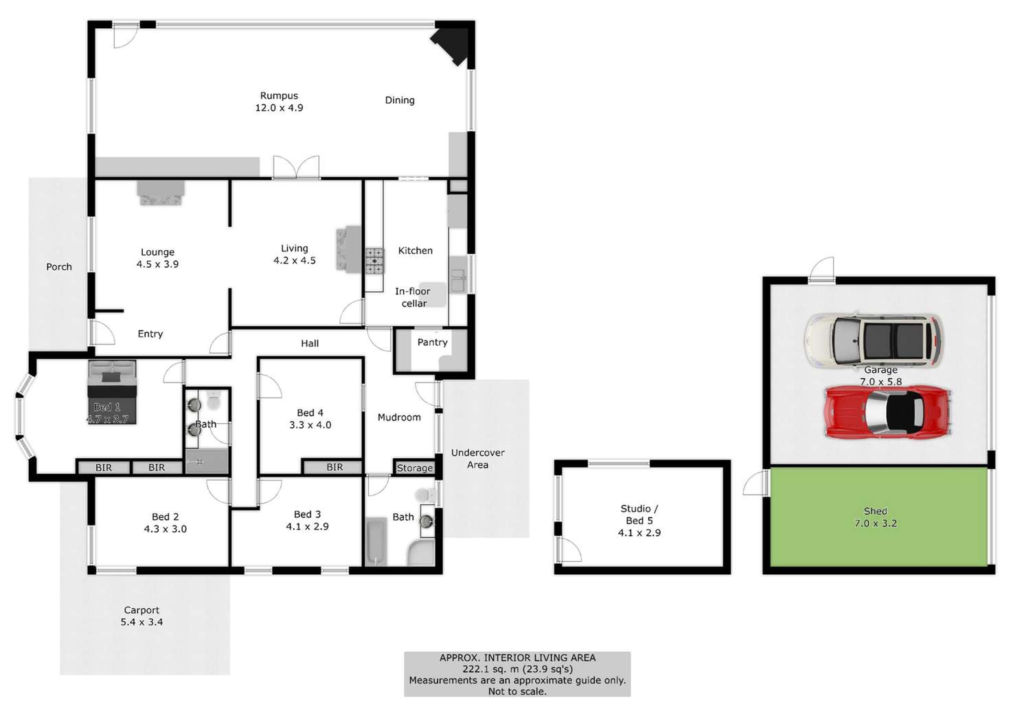 Floorplan of Homely house listing, 13 Birdwood Street, Corowa NSW 2646