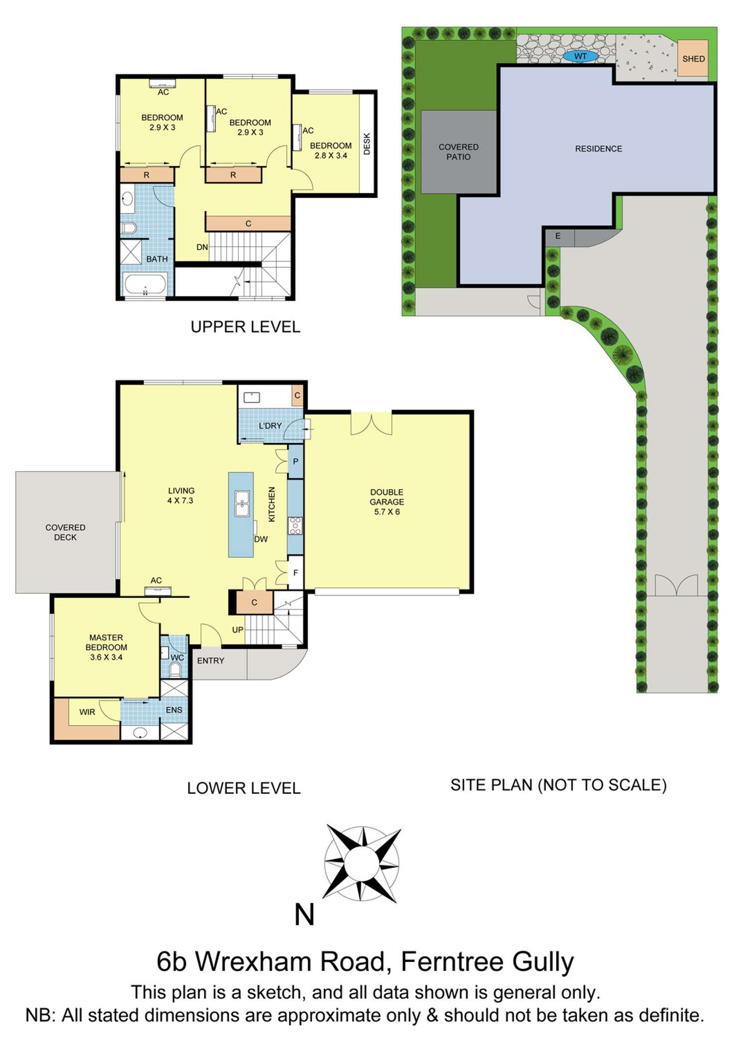 Floorplan of Homely townhouse listing, 6B Wrexham Road, Ferntree Gully VIC 3156