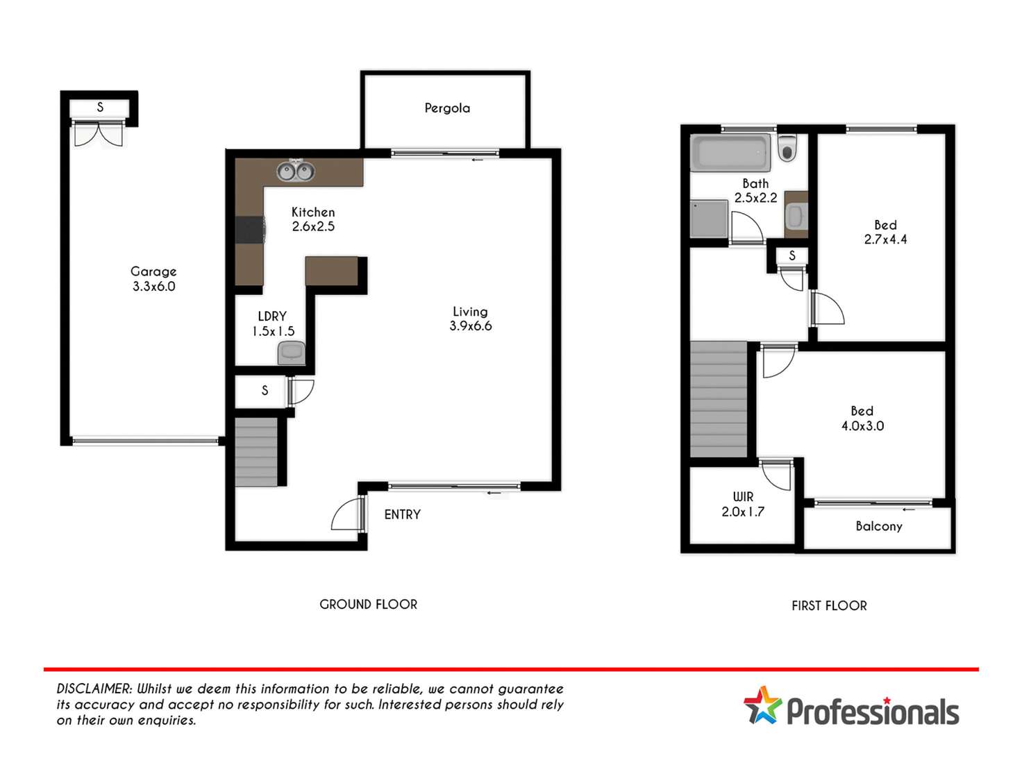 Floorplan of Homely townhouse listing, 5/53-55 Victoria Street, Werrington NSW 2747