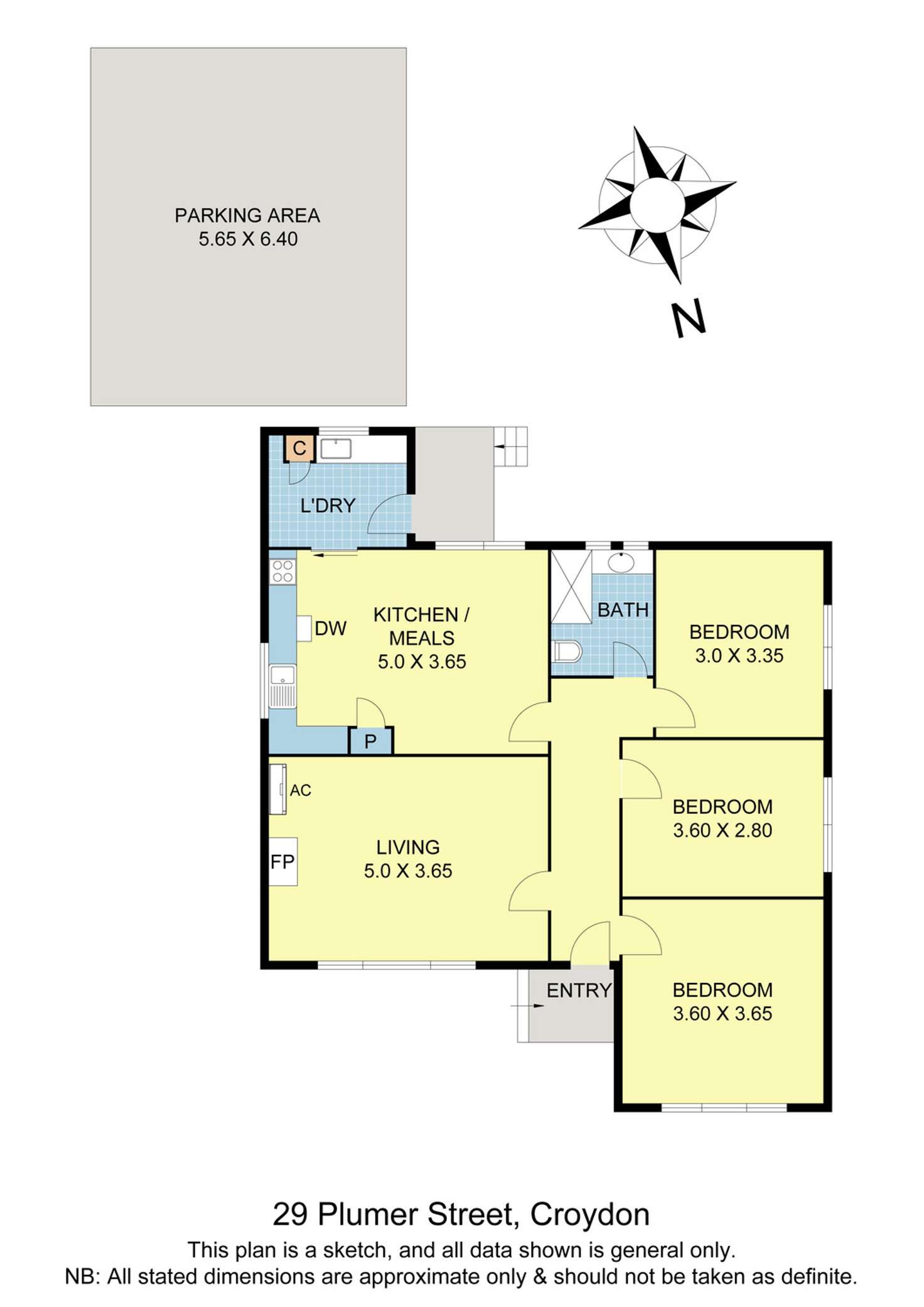 Floorplan of Homely house listing, 29 Plumer Street, Croydon VIC 3136