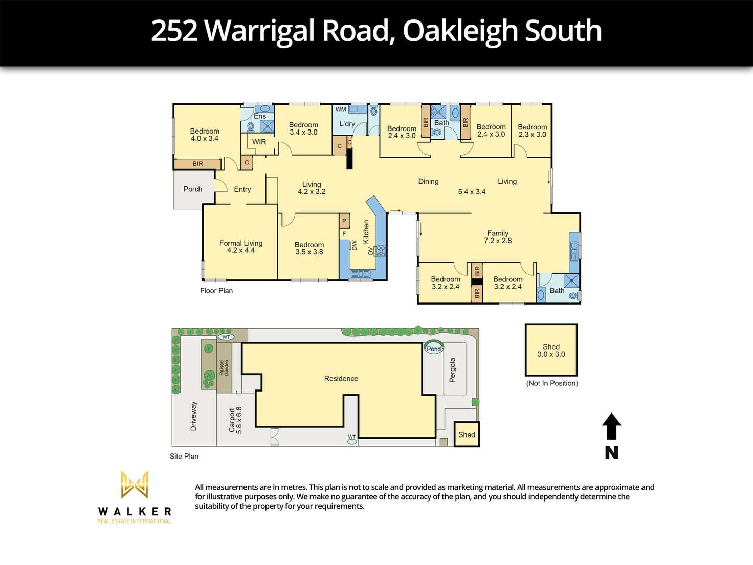 Floorplan of Homely house listing, 252 Warrigal Road, Oakleigh South VIC 3167