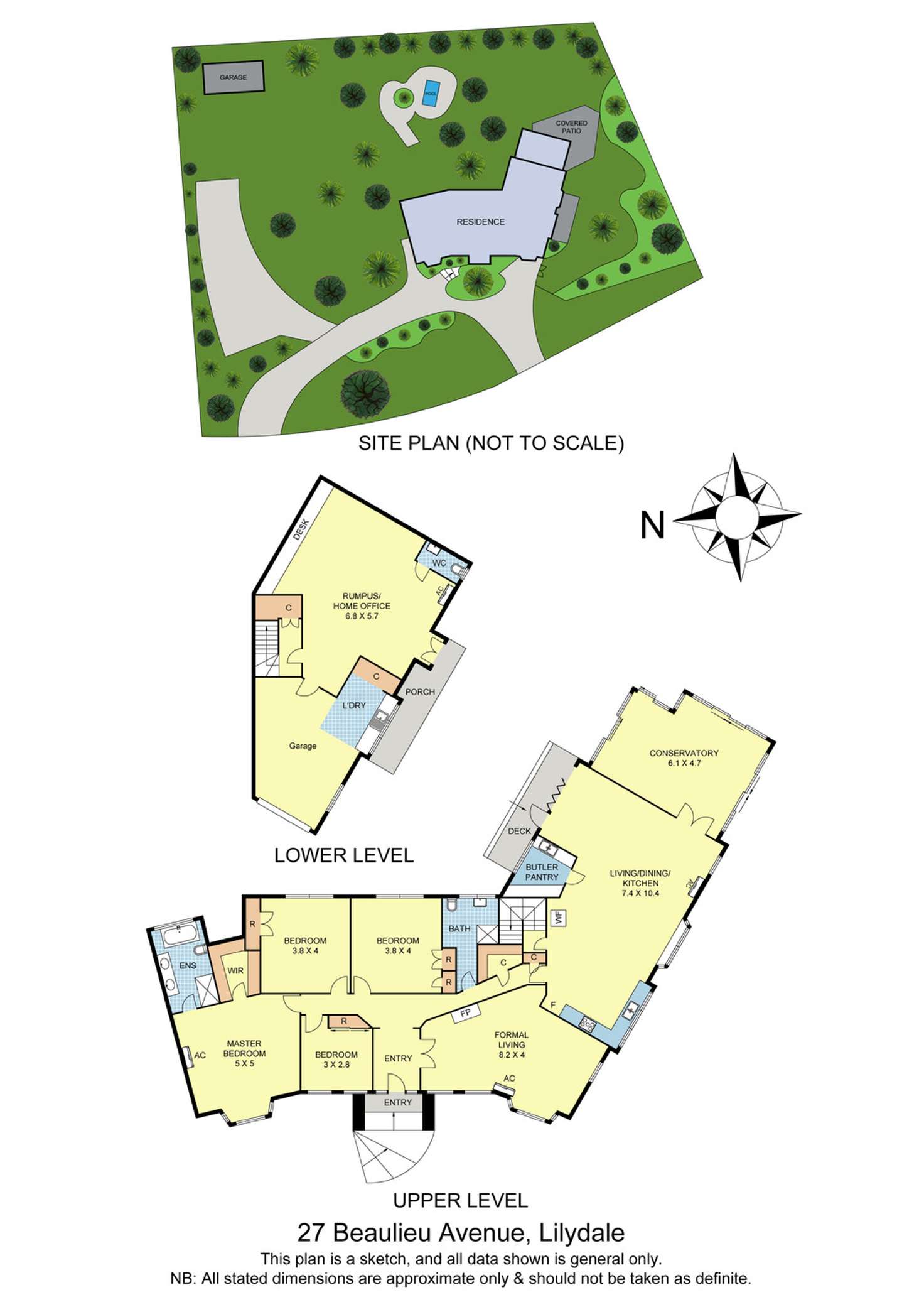 Floorplan of Homely house listing, 27 Beaulieu Avenue, Lilydale VIC 3140