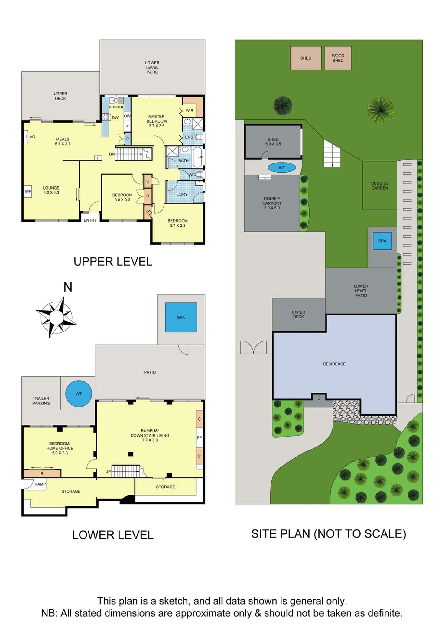 Floorplan of Homely house listing, 51 Woodville Road, Mooroolbark VIC 3138