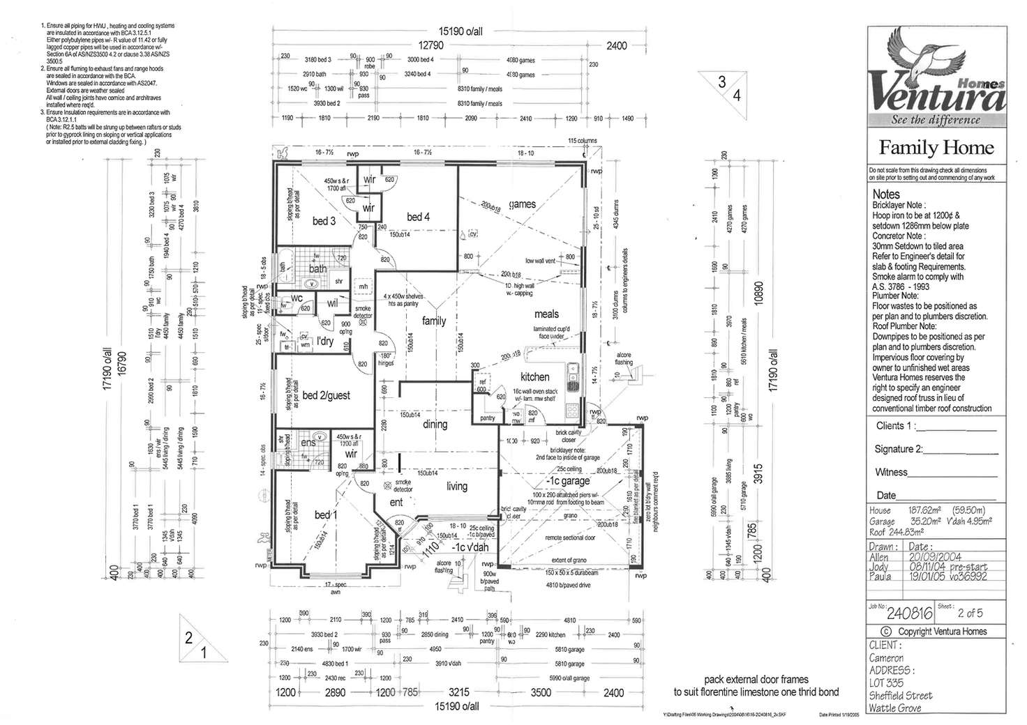 Floorplan of Homely house listing, 48 Sheffield Road, Wattle Grove WA 6107