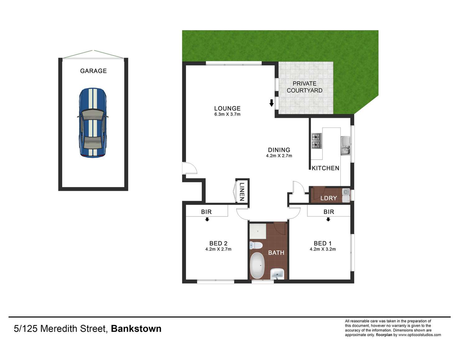 Floorplan of Homely unit listing, 5/125 Meredith Street, Bankstown NSW 2200