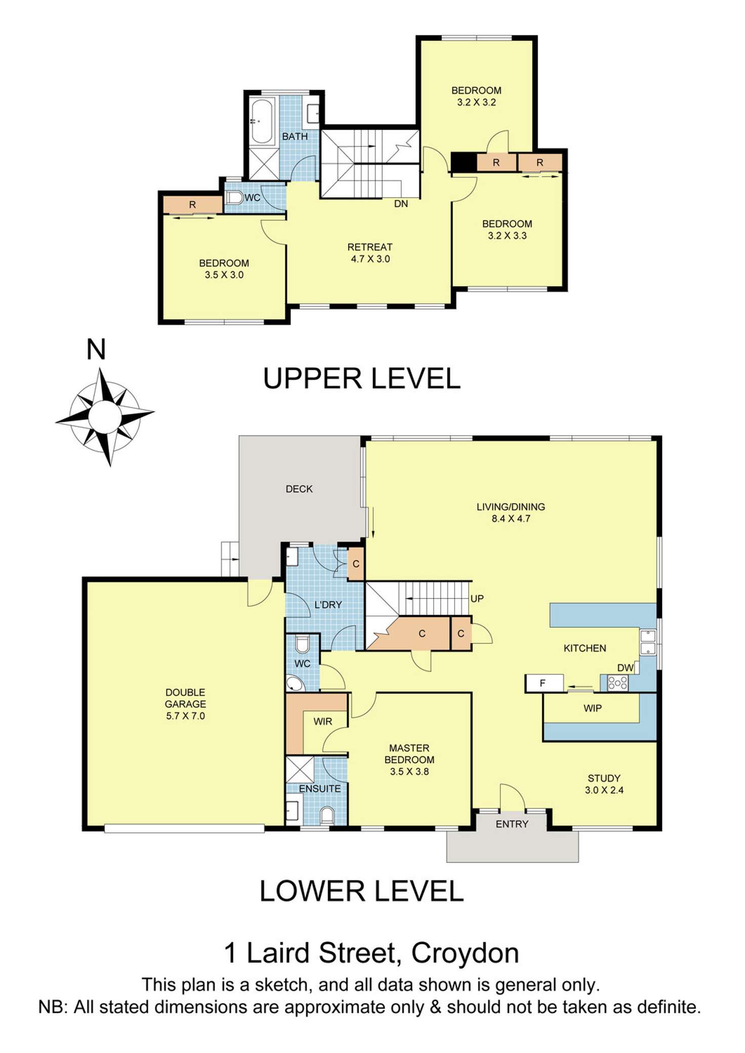 Floorplan of Homely house listing, 1 Laird Street, Croydon VIC 3136