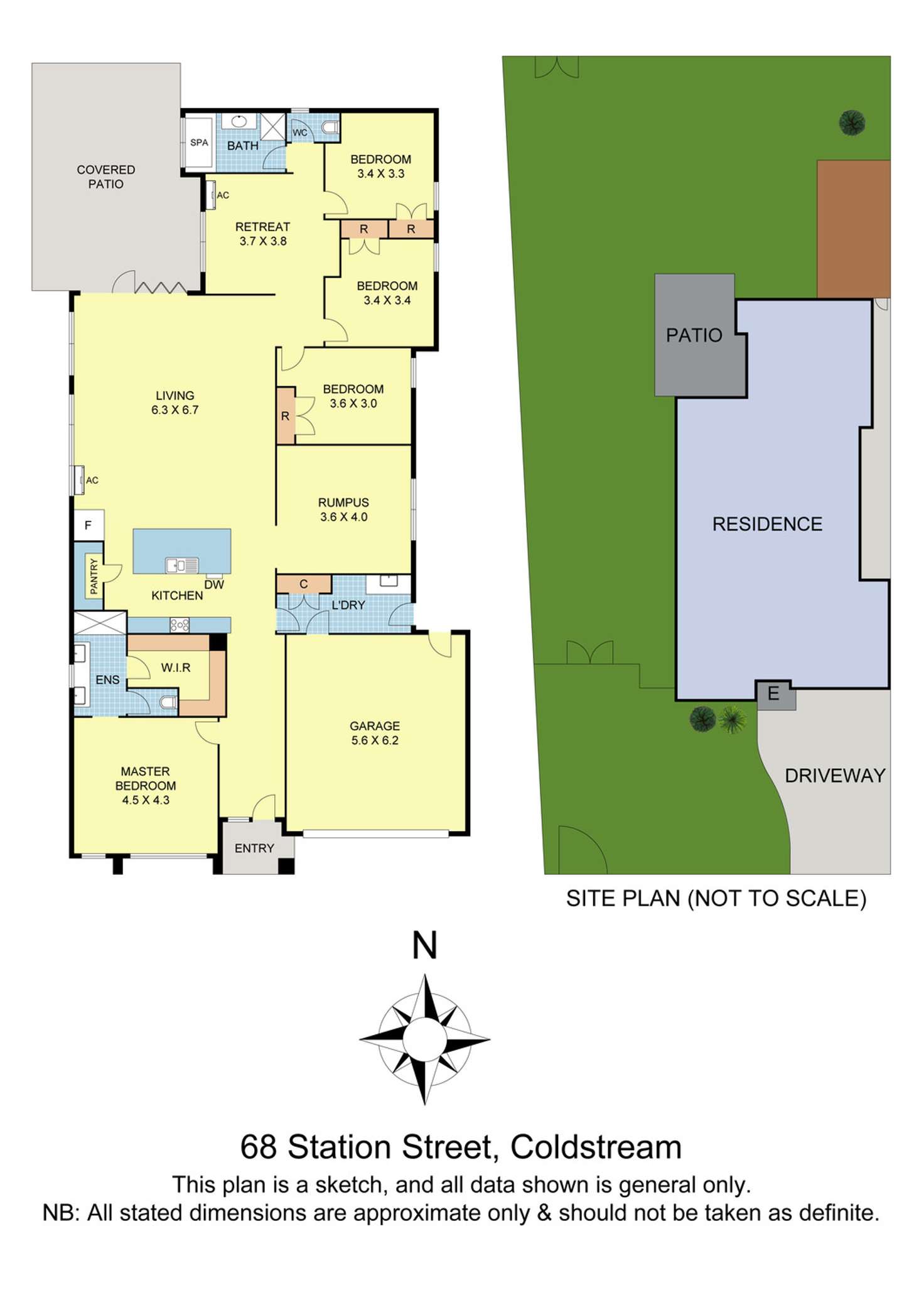 Floorplan of Homely house listing, 68 Station Street, Coldstream VIC 3770