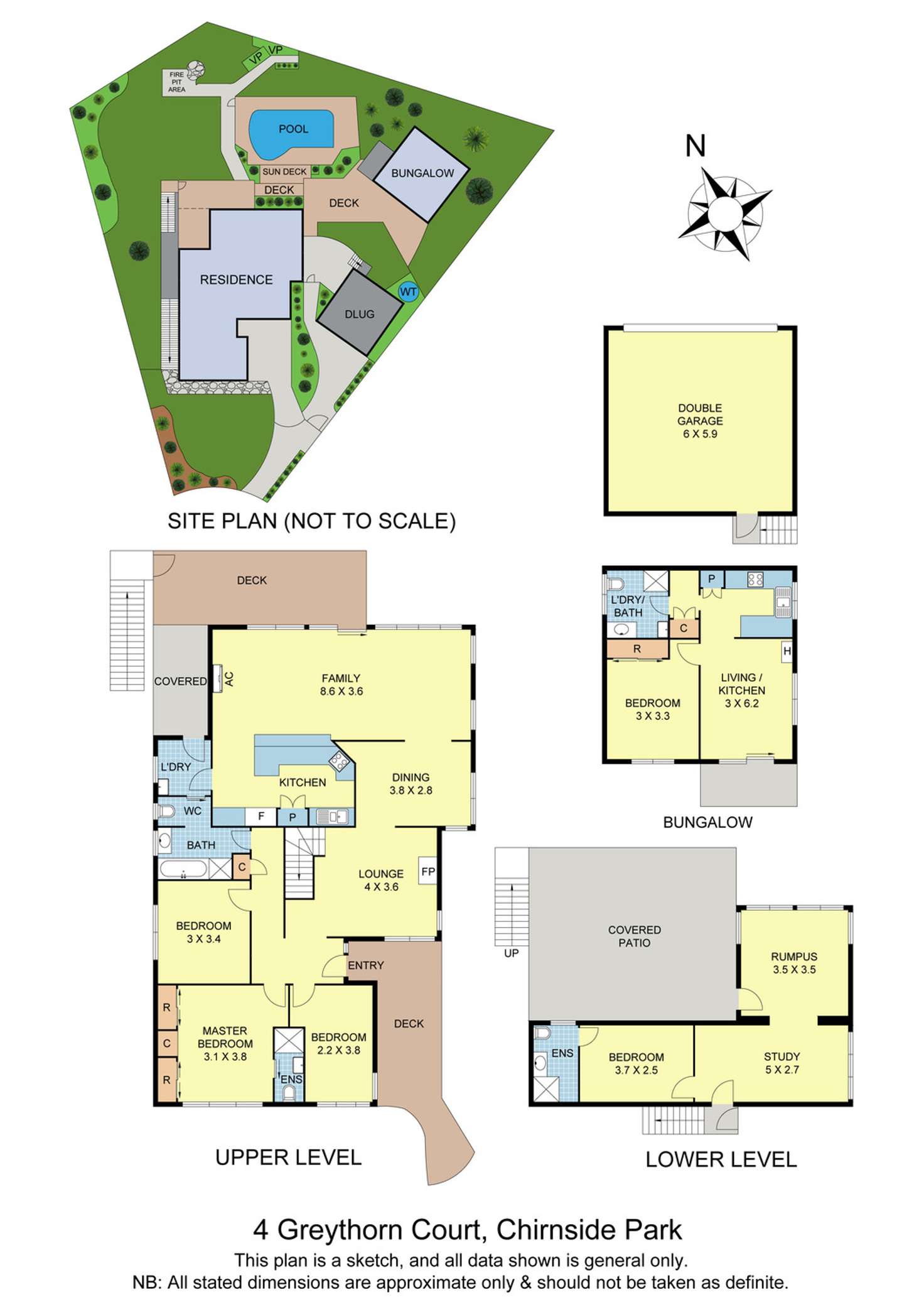 Floorplan of Homely house listing, 4 Greythorn Court, Chirnside Park VIC 3116