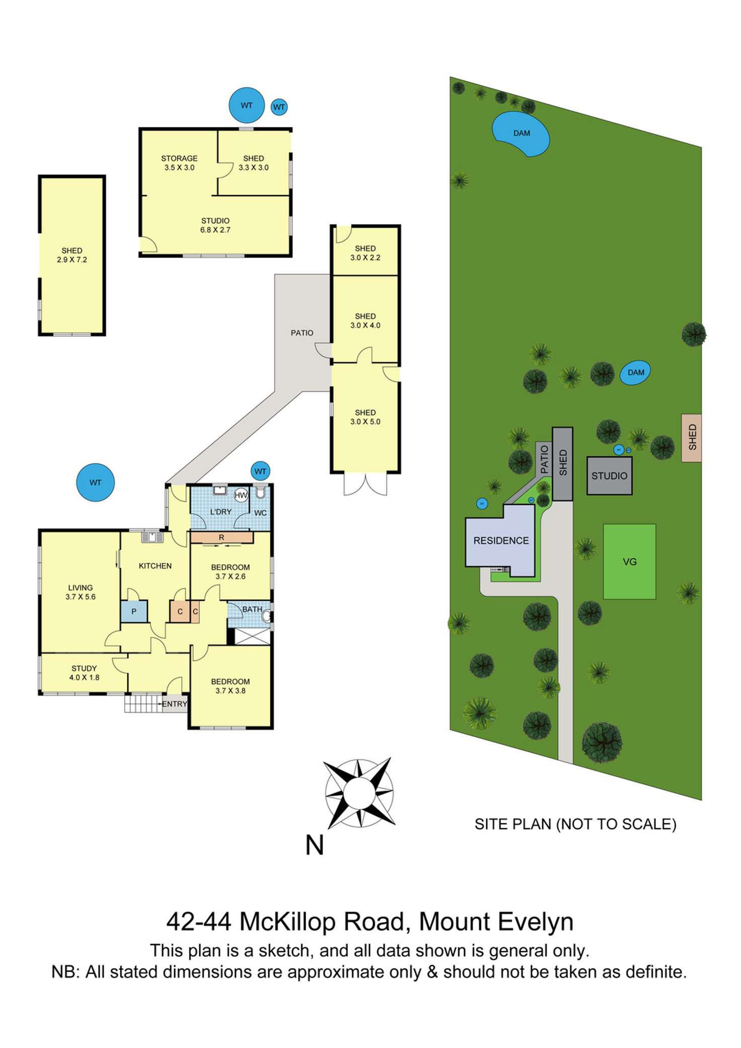 Floorplan of Homely house listing, 42-44 Mckillop Road, Mount Evelyn VIC 3796
