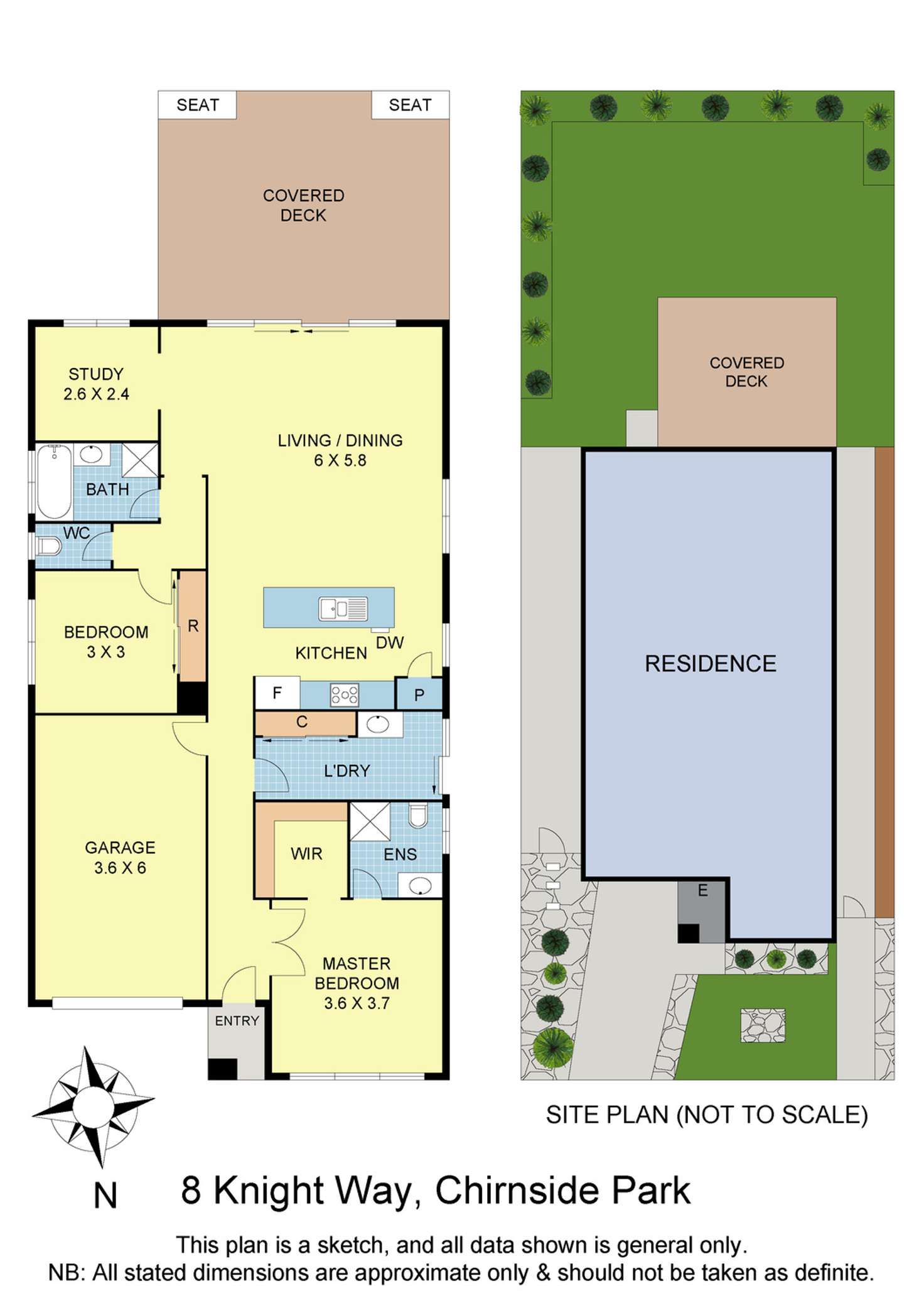 Floorplan of Homely house listing, 8 Knight Way, Chirnside Park VIC 3116