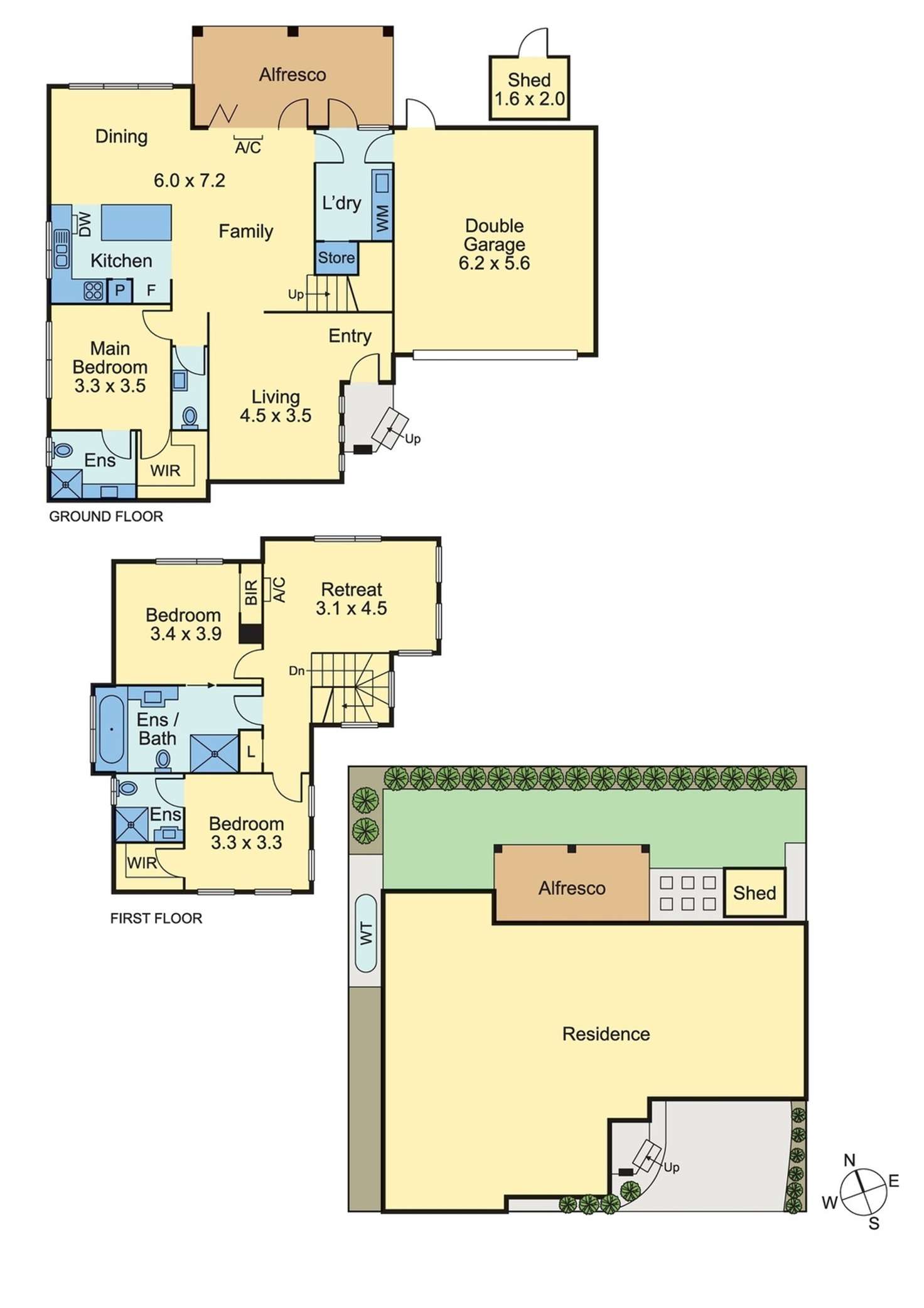 Floorplan of Homely townhouse listing, 2/35 Phyllis Street, Bayswater VIC 3153