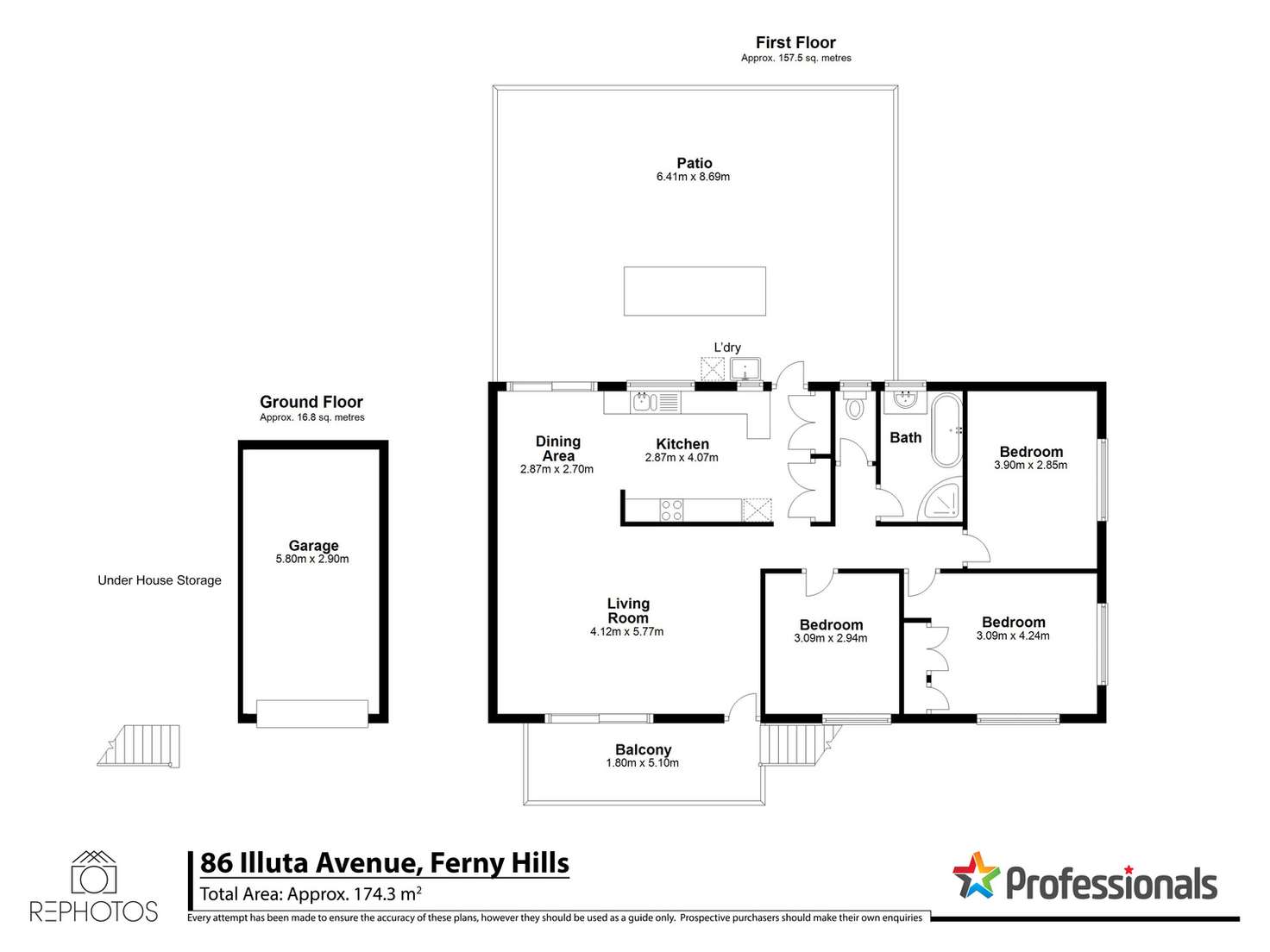 Floorplan of Homely house listing, 86 Illuta Avenue, Ferny Hills QLD 4055