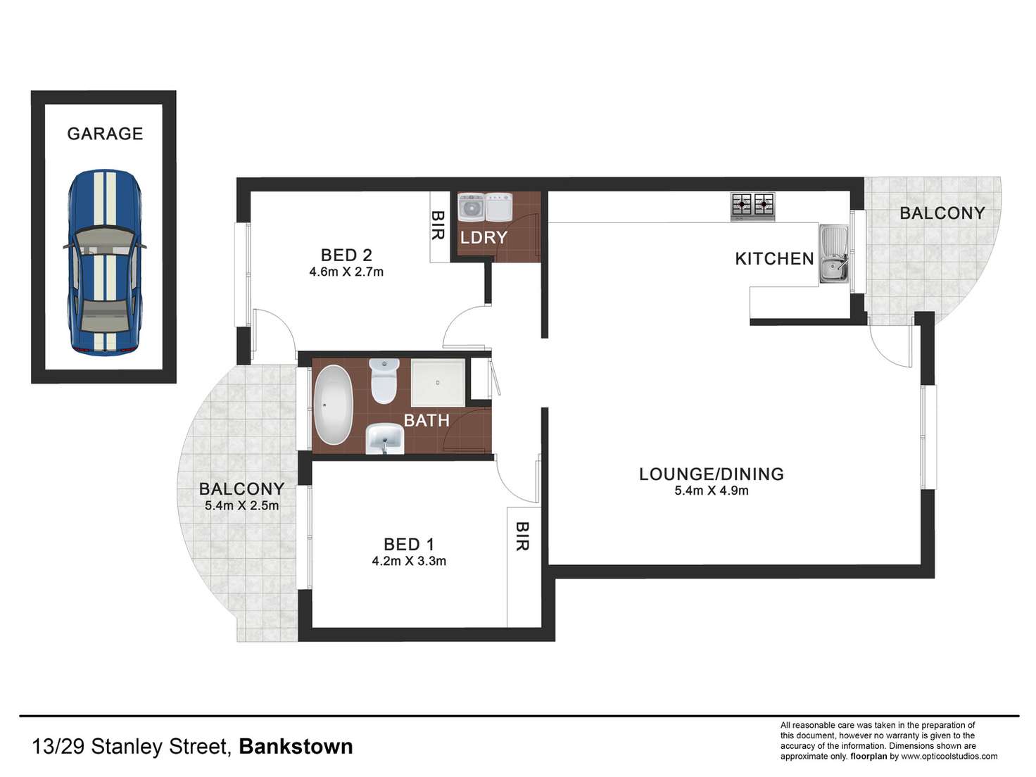 Floorplan of Homely apartment listing, 13/29 Stanley Street, Bankstown NSW 2200