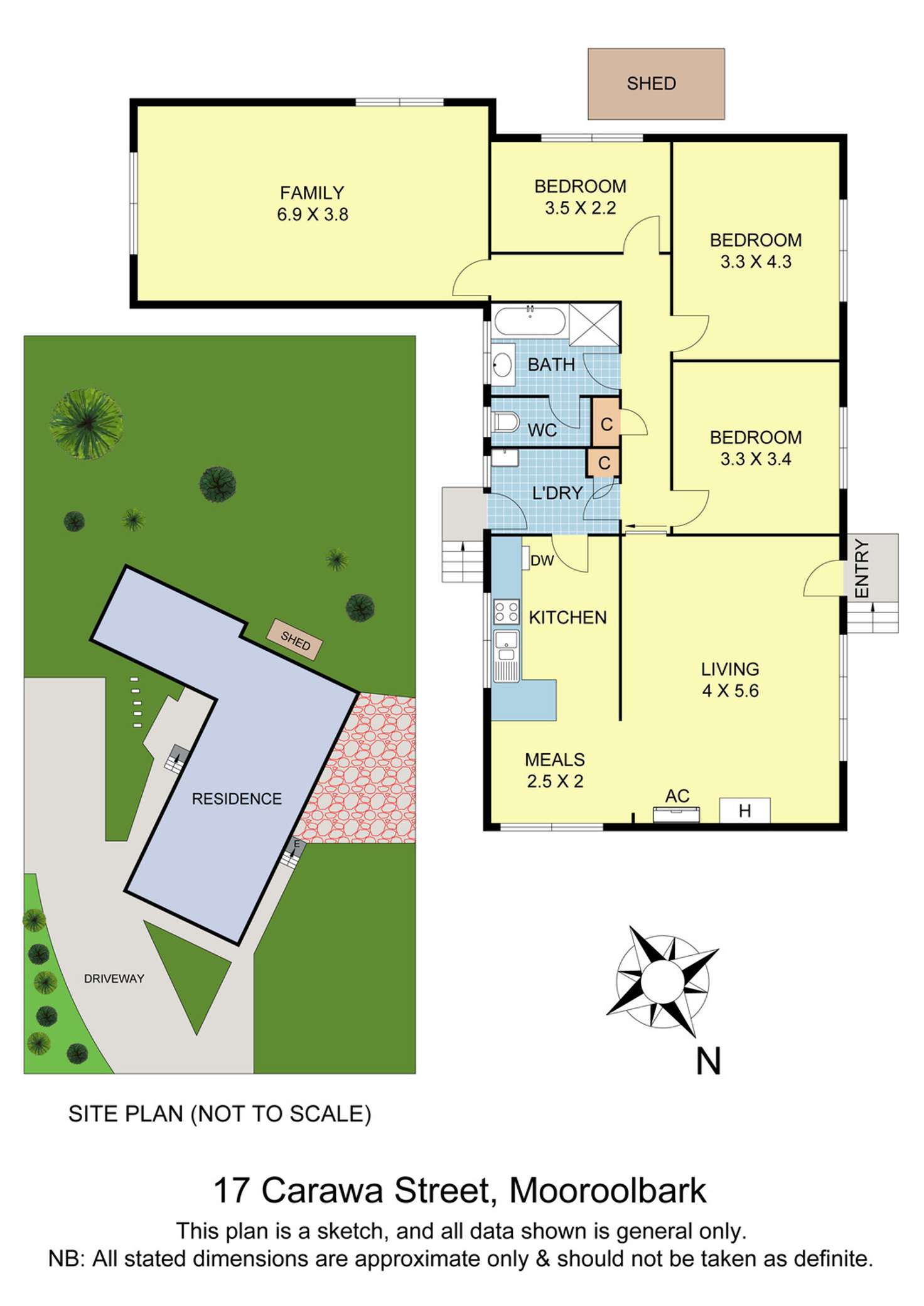 Floorplan of Homely house listing, 17 Carawa Street, Mooroolbark VIC 3138
