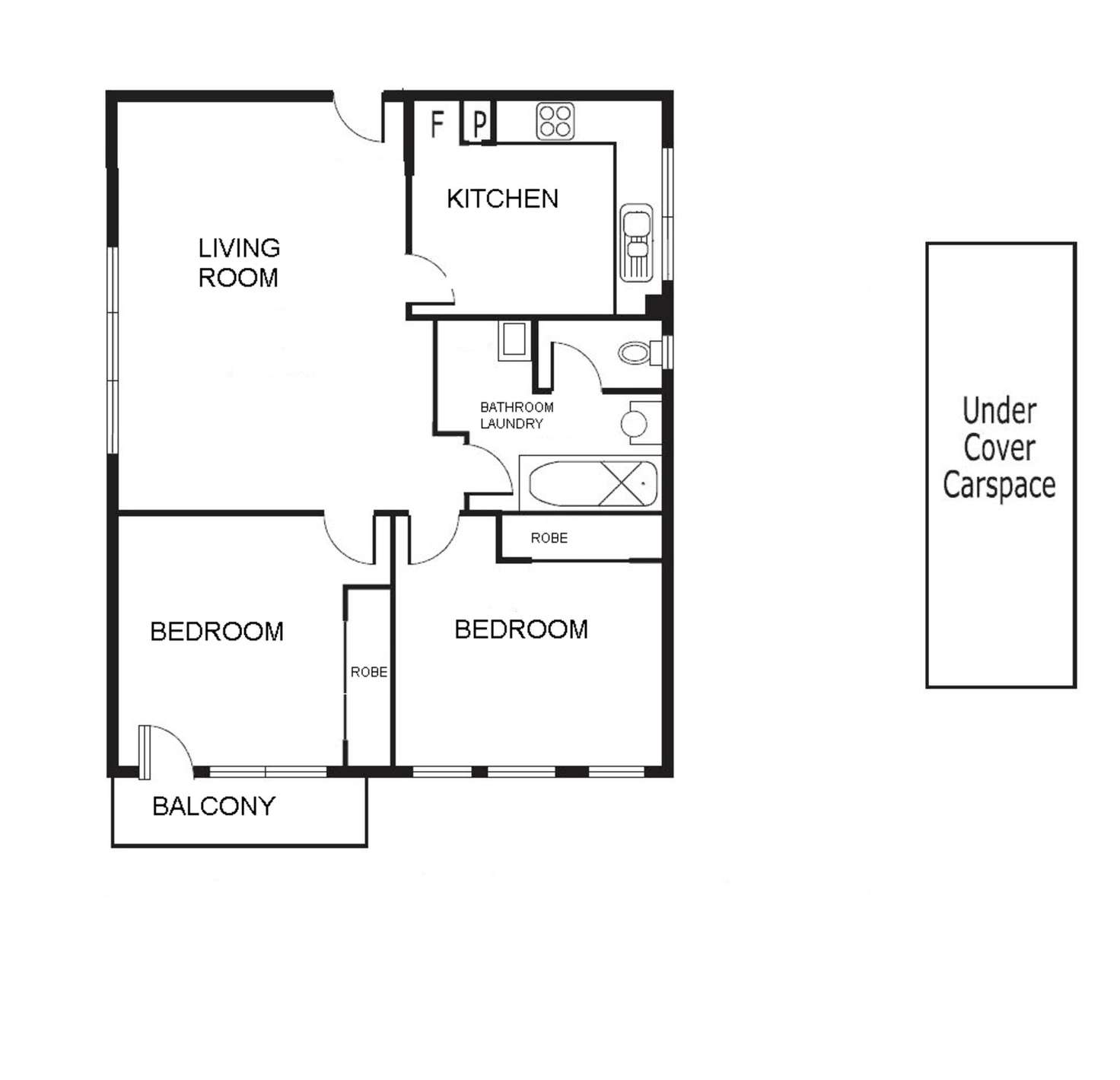 Floorplan of Homely apartment listing, 5/49 De Carle Street, Brunswick VIC 3056