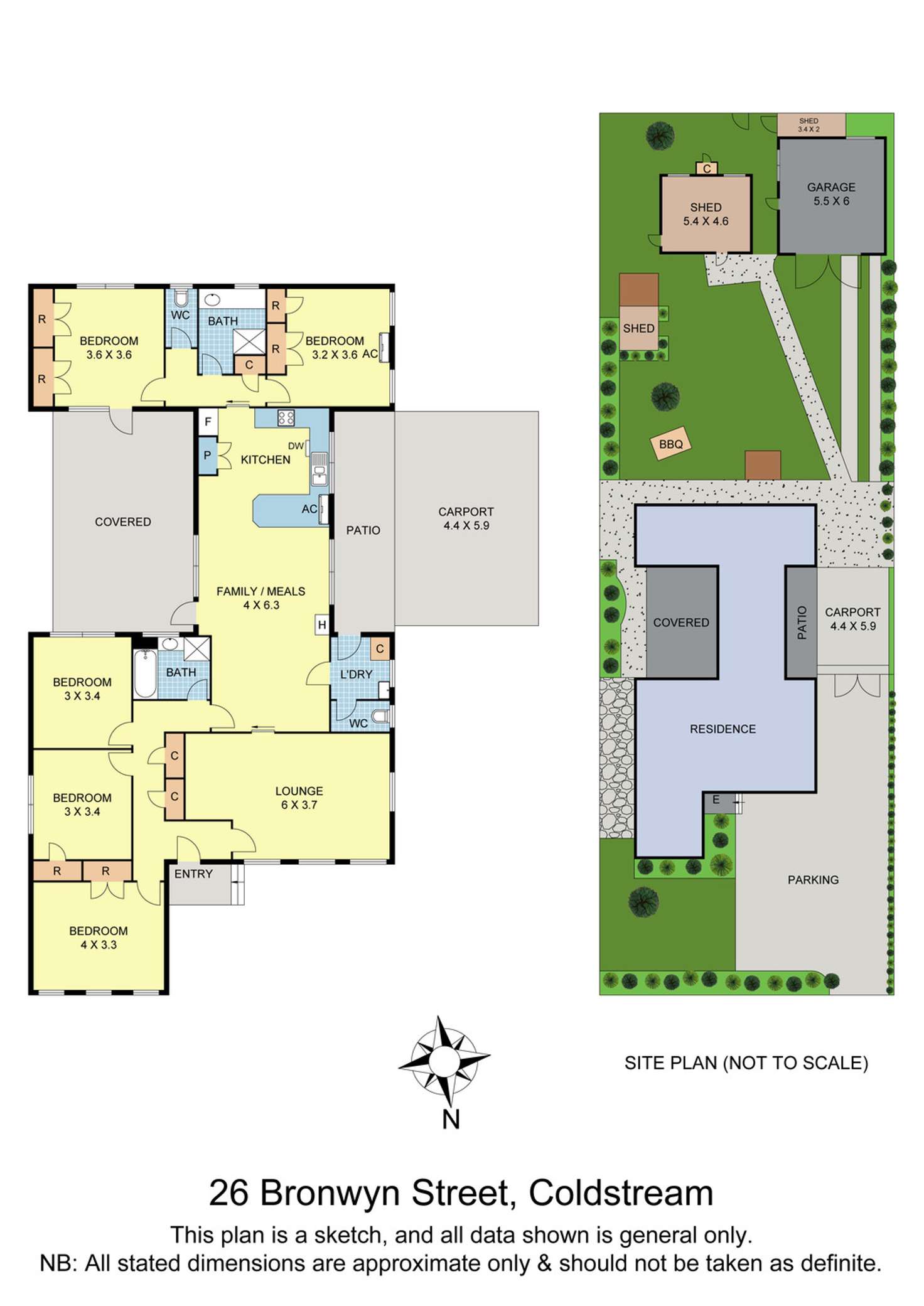 Floorplan of Homely house listing, 26 Bronwyn Street, Coldstream VIC 3770