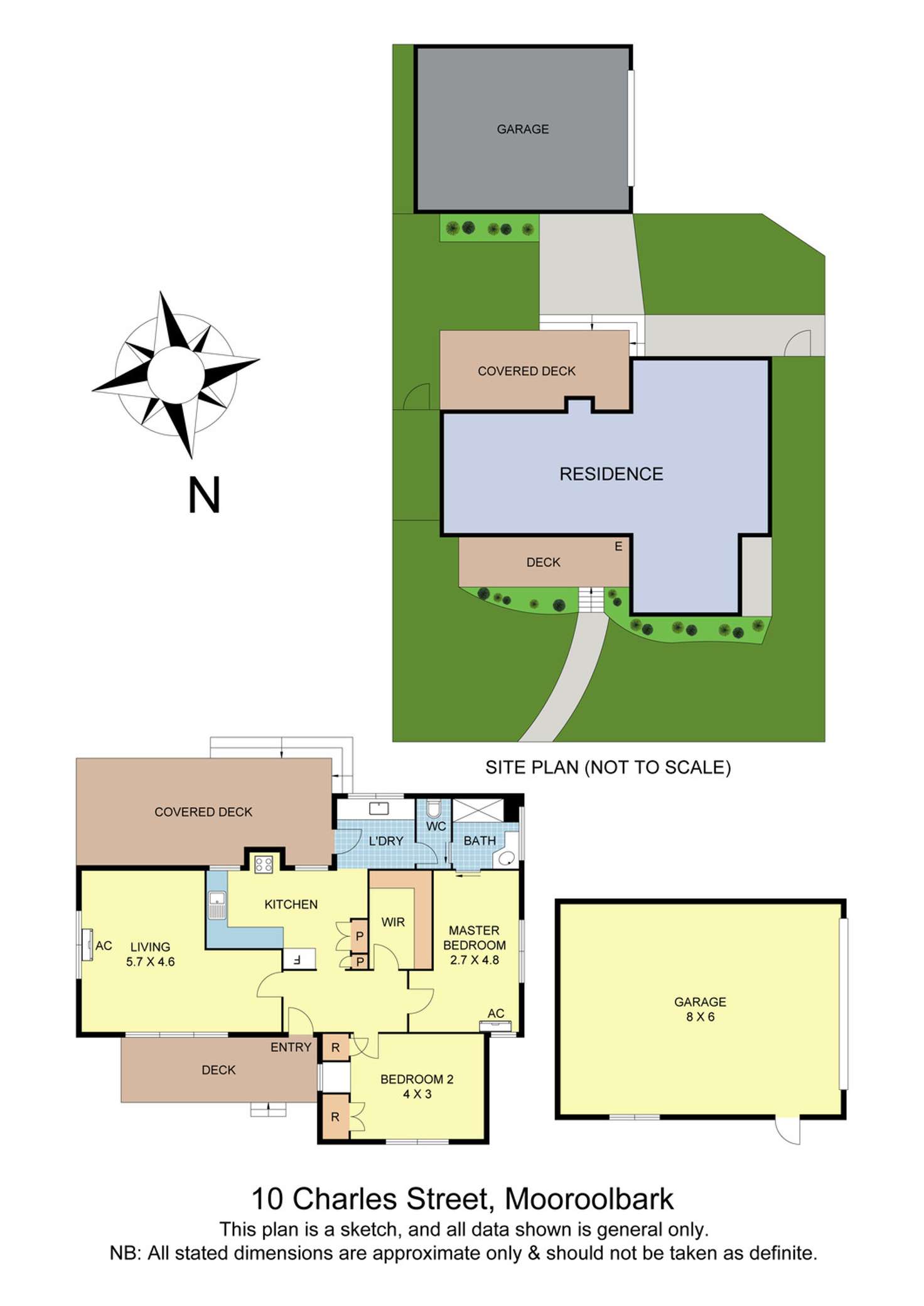 Floorplan of Homely house listing, 10 Charles Street, Mooroolbark VIC 3138