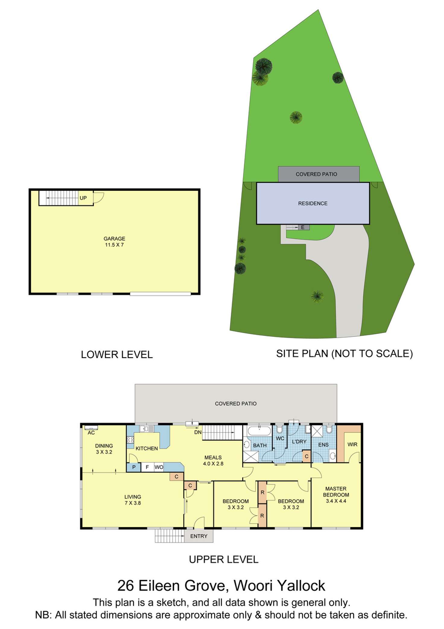 Floorplan of Homely house listing, 26 Eileen Grove, Woori Yallock VIC 3139