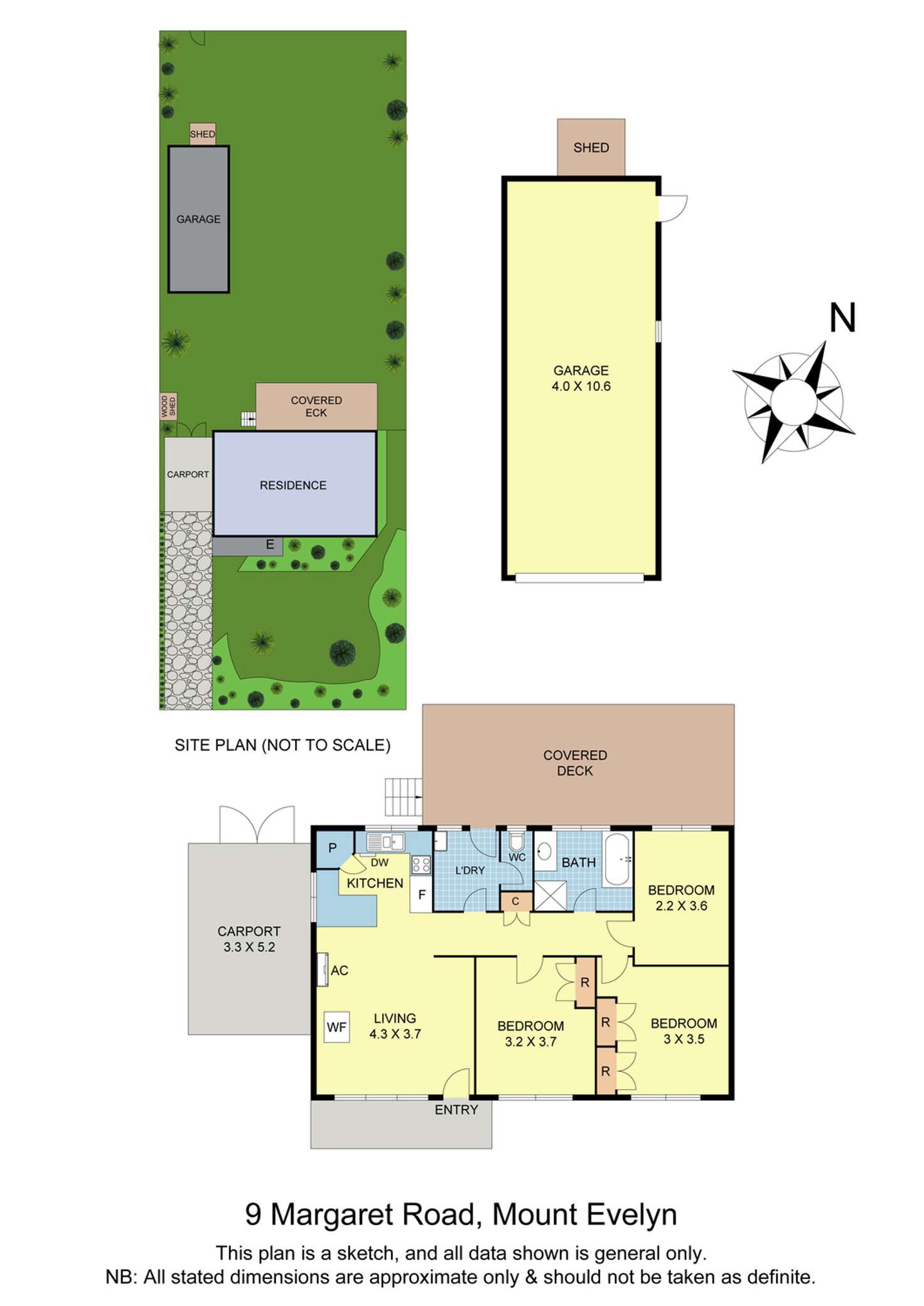 Floorplan of Homely house listing, 9 Margaret Road, Mount Evelyn VIC 3796