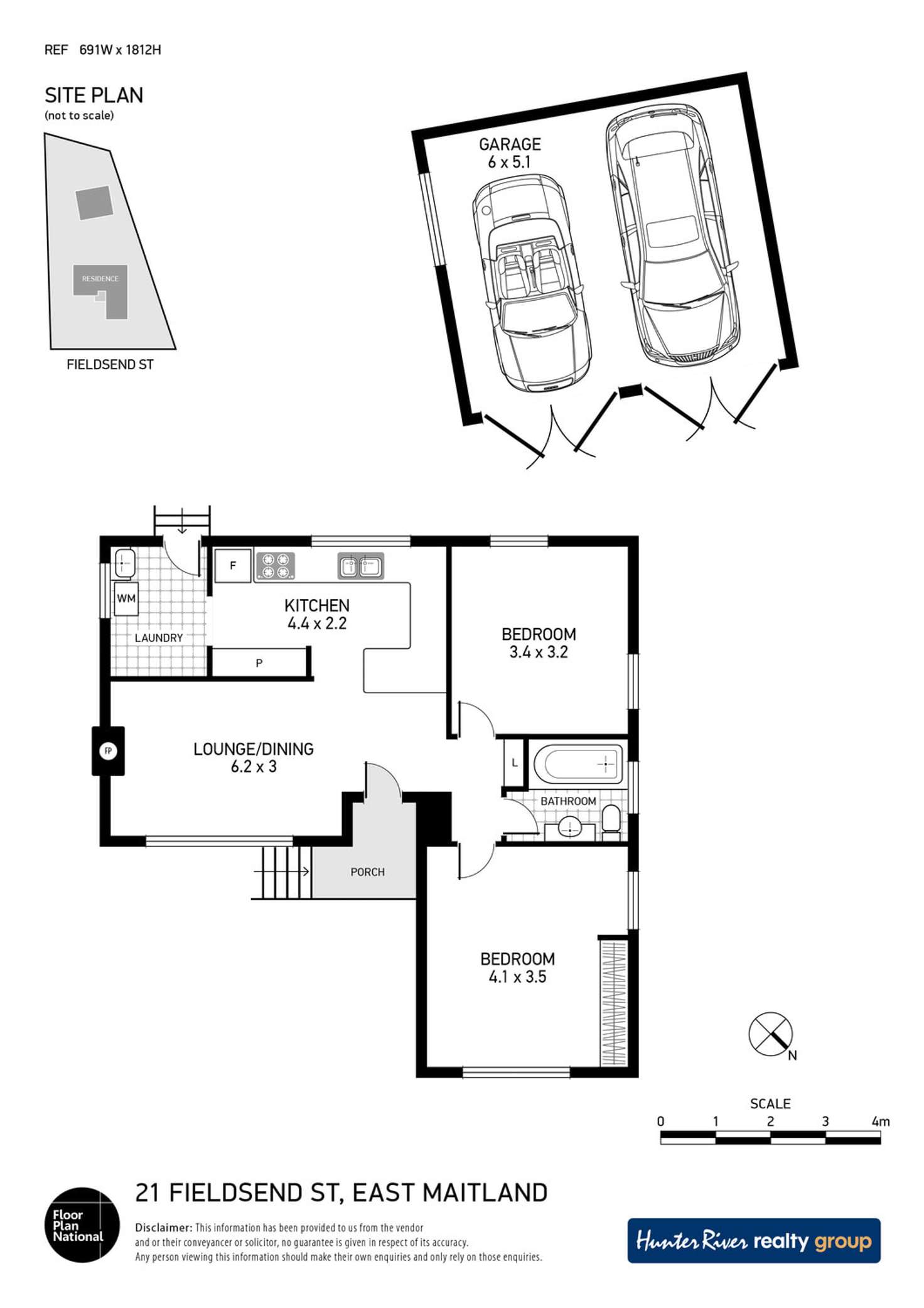 Floorplan of Homely house listing, 21 Fieldsend Street, East Maitland NSW 2323