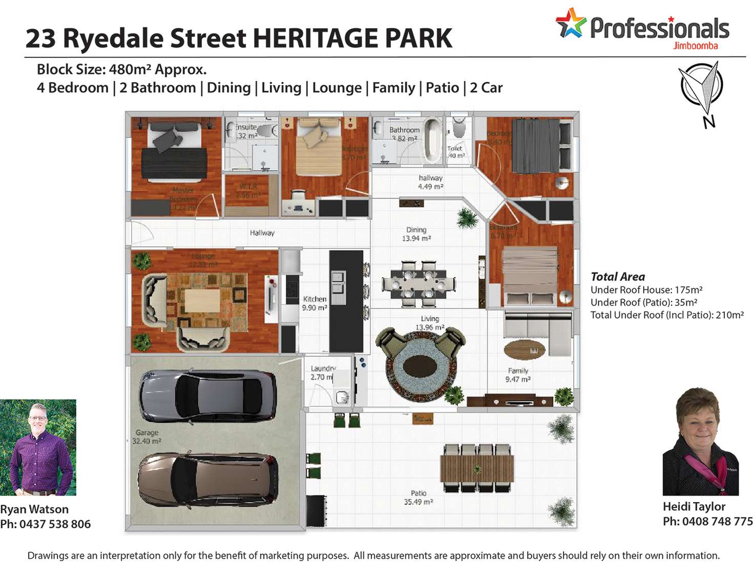 Floorplan of Homely house listing, 23 Ryedale Street, Heritage Park QLD 4118