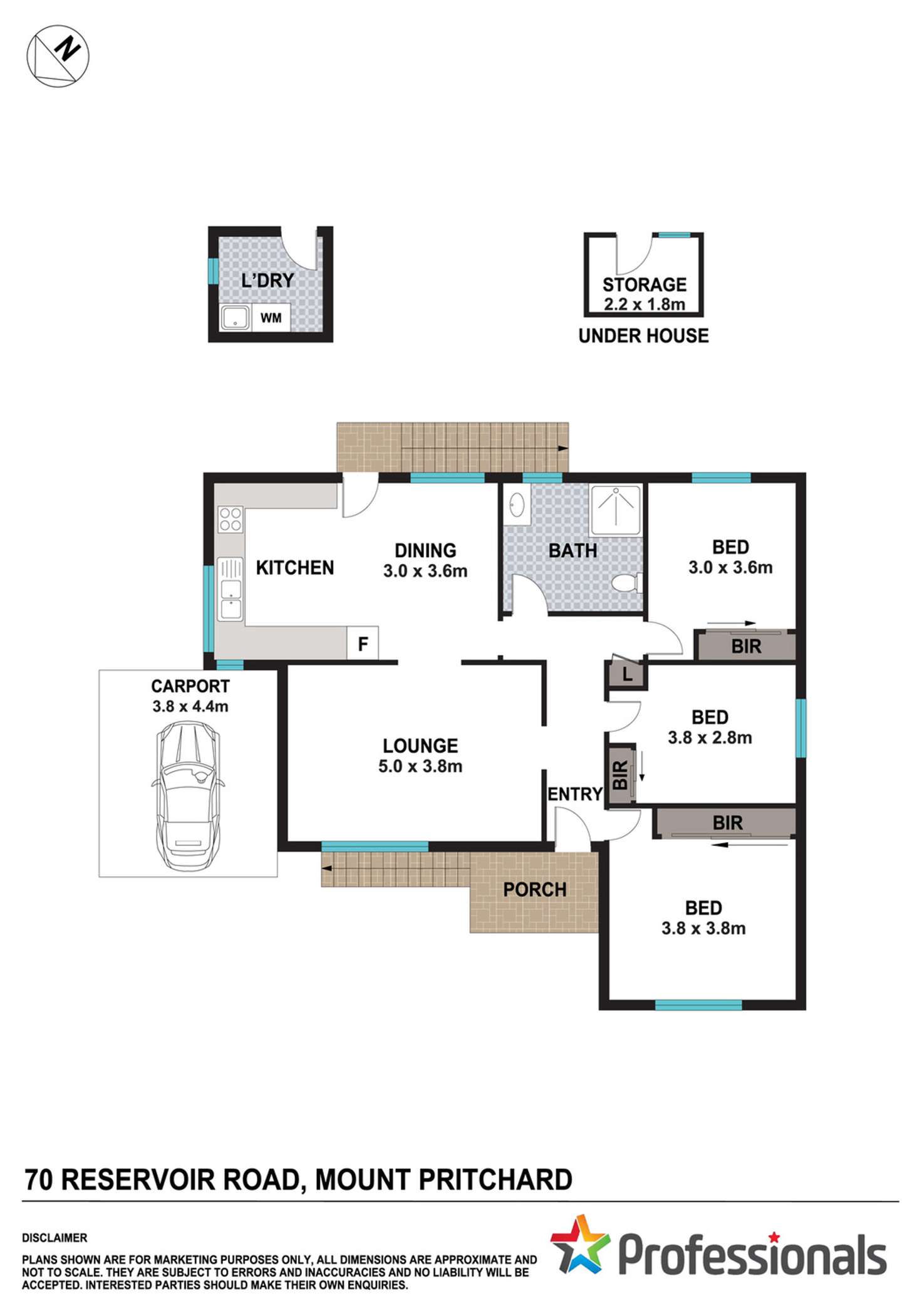 Floorplan of Homely house listing, 70 Reservoir Road, Mount Pritchard NSW 2170