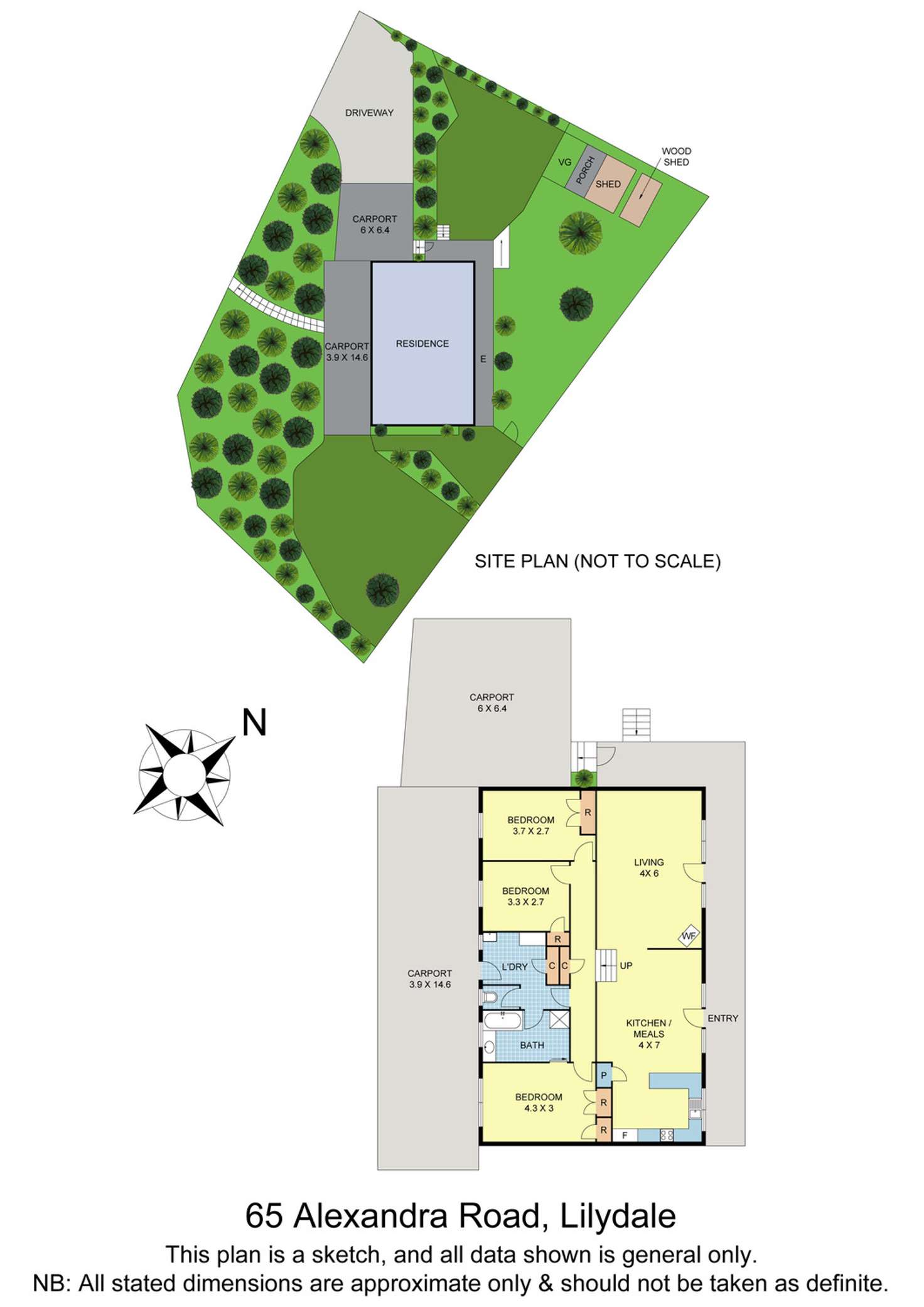 Floorplan of Homely house listing, 65 Alexandra Road, Lilydale VIC 3140