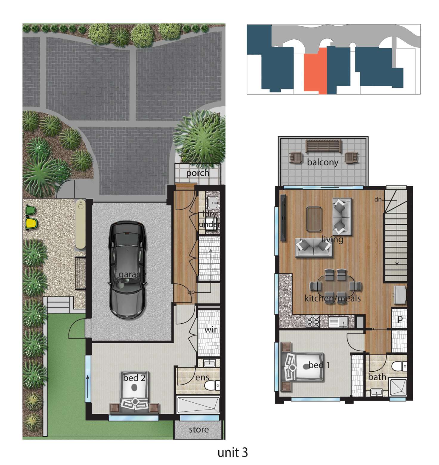 Floorplan of Homely townhouse listing, 3/17 Felix Grove, Mooroolbark VIC 3138