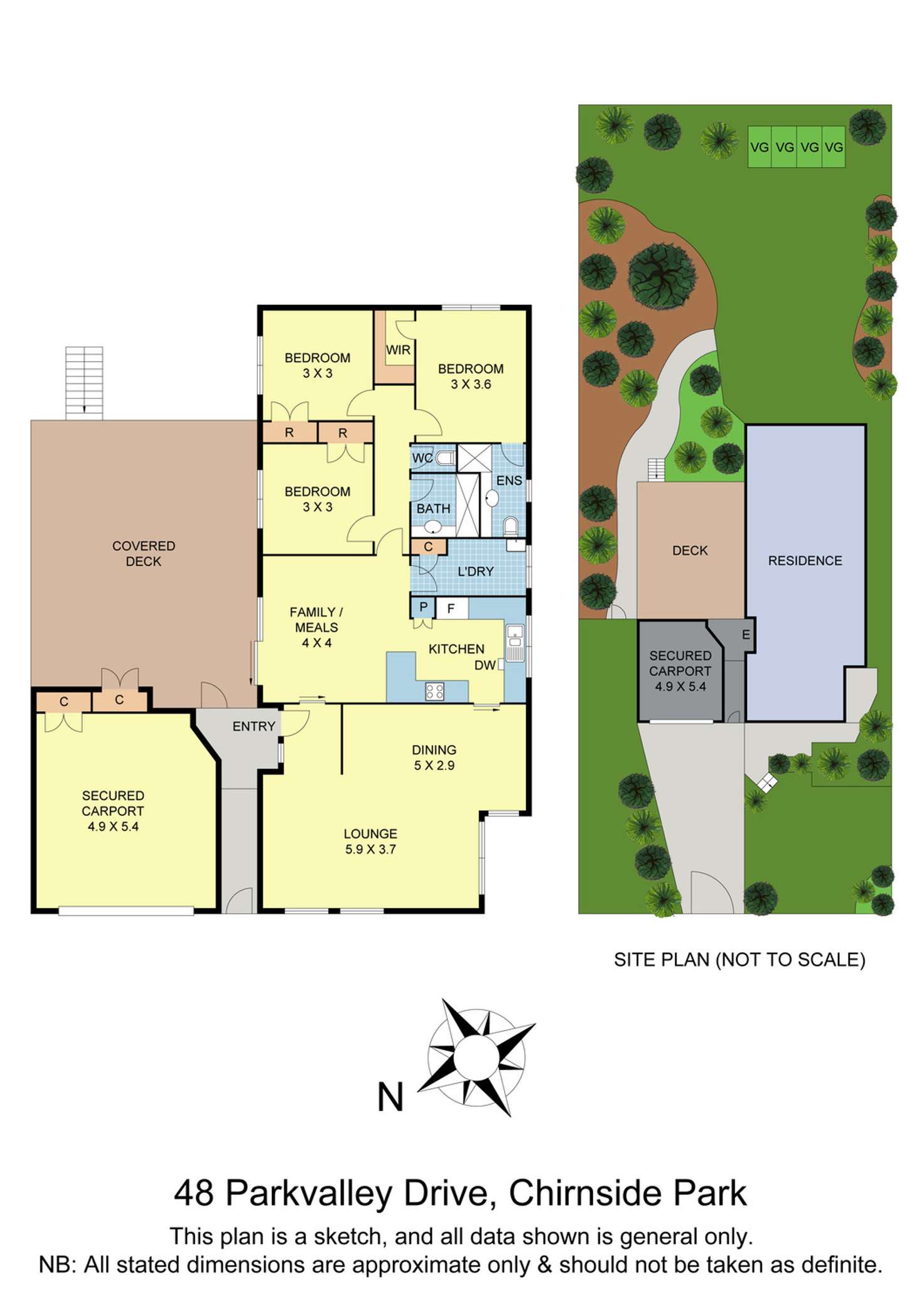 Floorplan of Homely house listing, 48 Parkvalley Drive, Chirnside Park VIC 3116