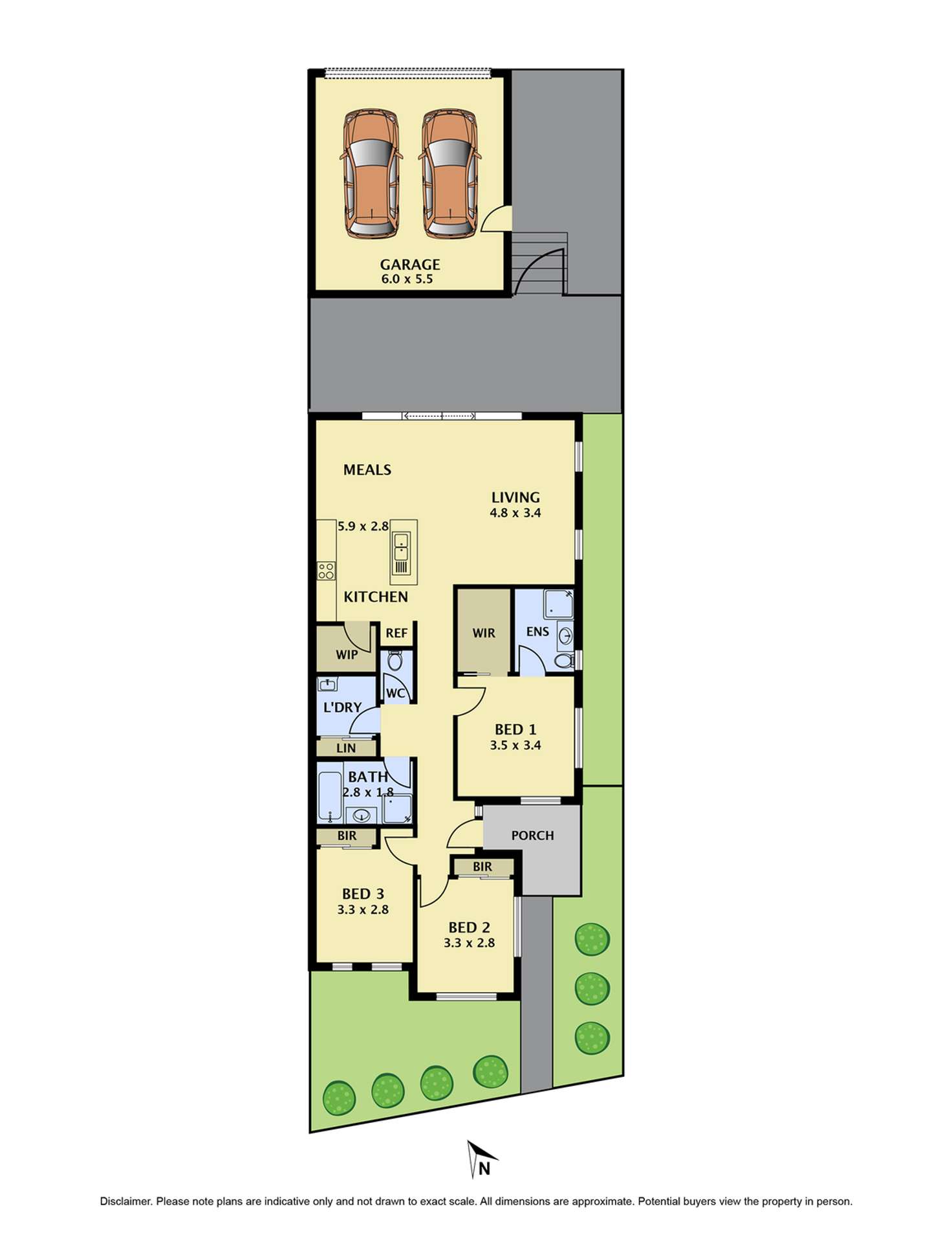 Floorplan of Homely house listing, 8 Brookfield Boulevard, Craigieburn VIC 3064