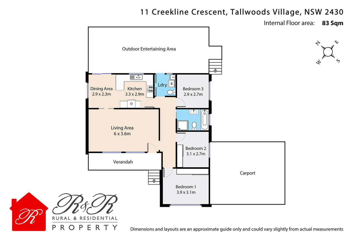 Floorplan of Homely house listing, 11 Creekline Crescent, Tallwoods Village NSW 2430