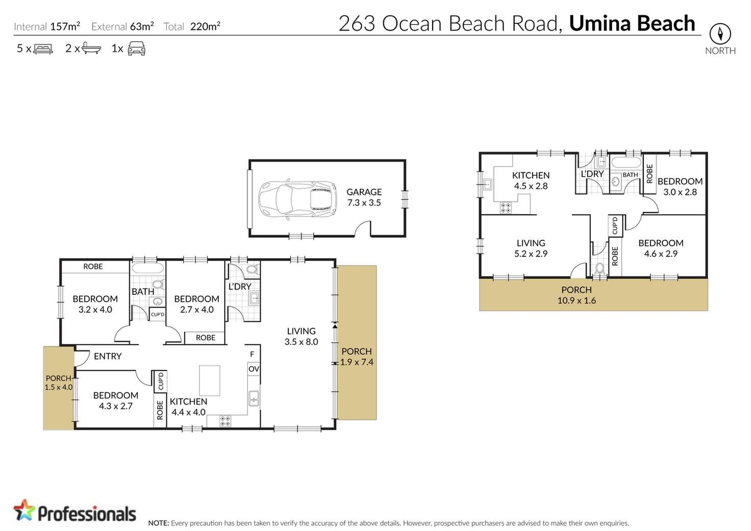 Floorplan of Homely house listing, 263 Ocean Beach Road, Umina Beach NSW 2257