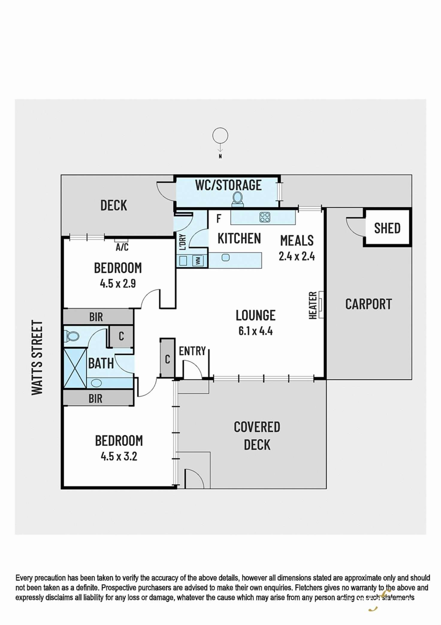 Floorplan of Homely townhouse listing, 5/21 Watts Street, Box Hill VIC 3128