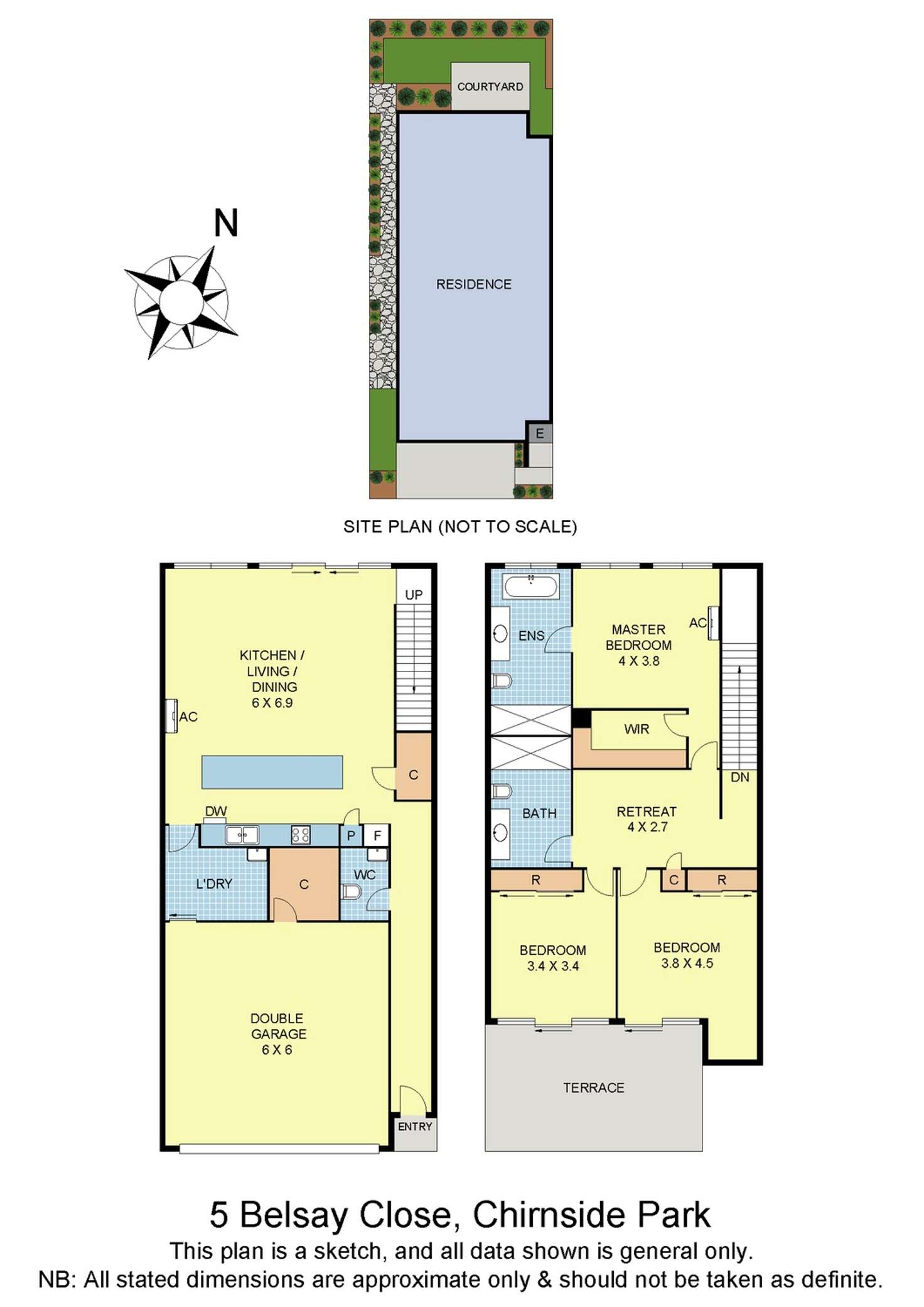 Floorplan of Homely house listing, 5 Belsay Chase, Chirnside Park VIC 3116