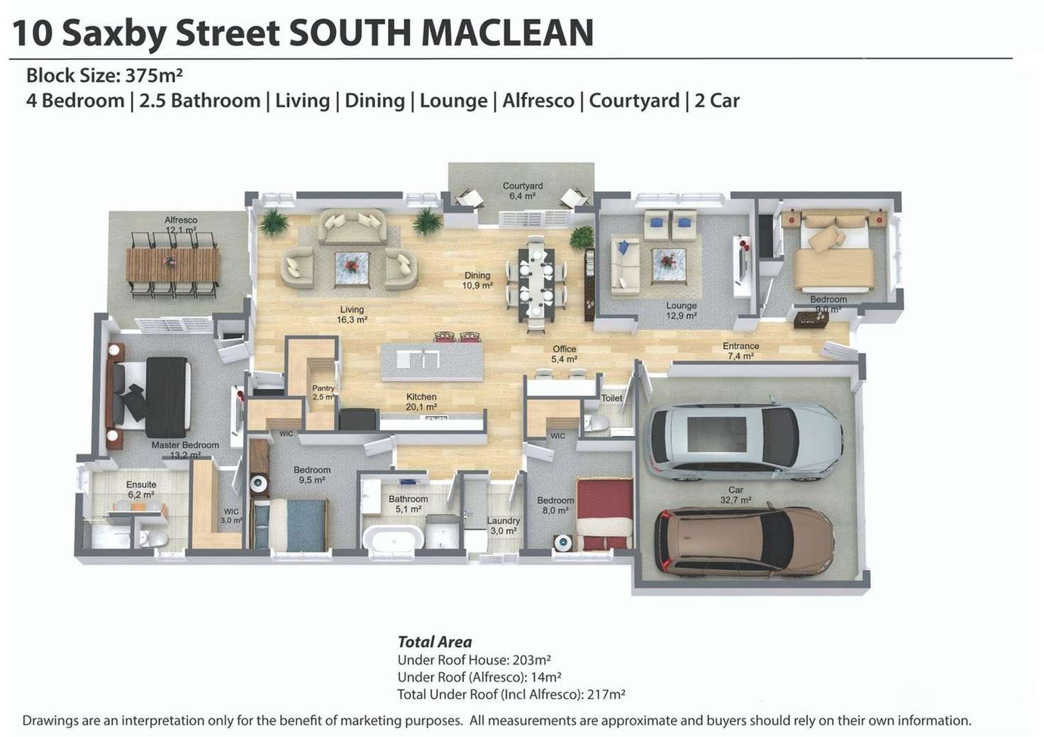 Floorplan of Homely house listing, 10 Saxby Street, South Maclean QLD 4280