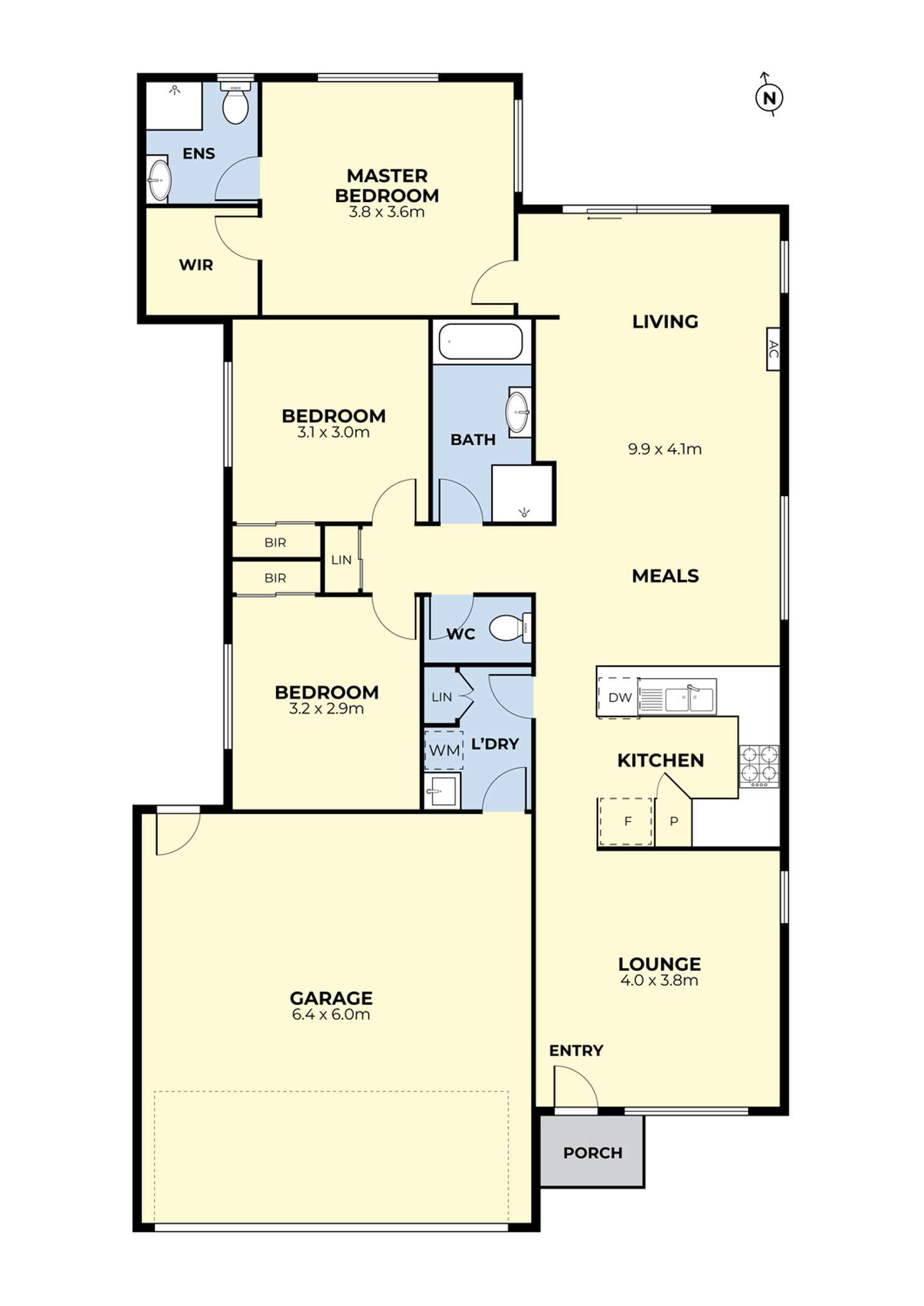 Floorplan of Homely unit listing, 46/330 Sydenham Road, Sydenham VIC 3037