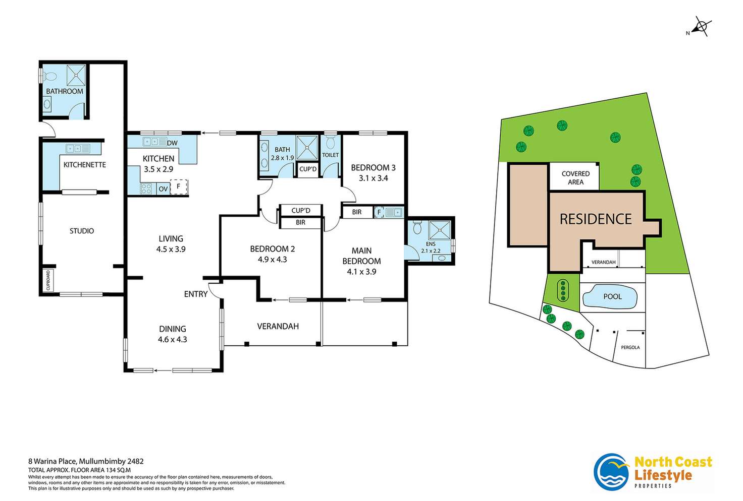 Floorplan of Homely house listing, 8 Warina Place, Mullumbimby NSW 2482