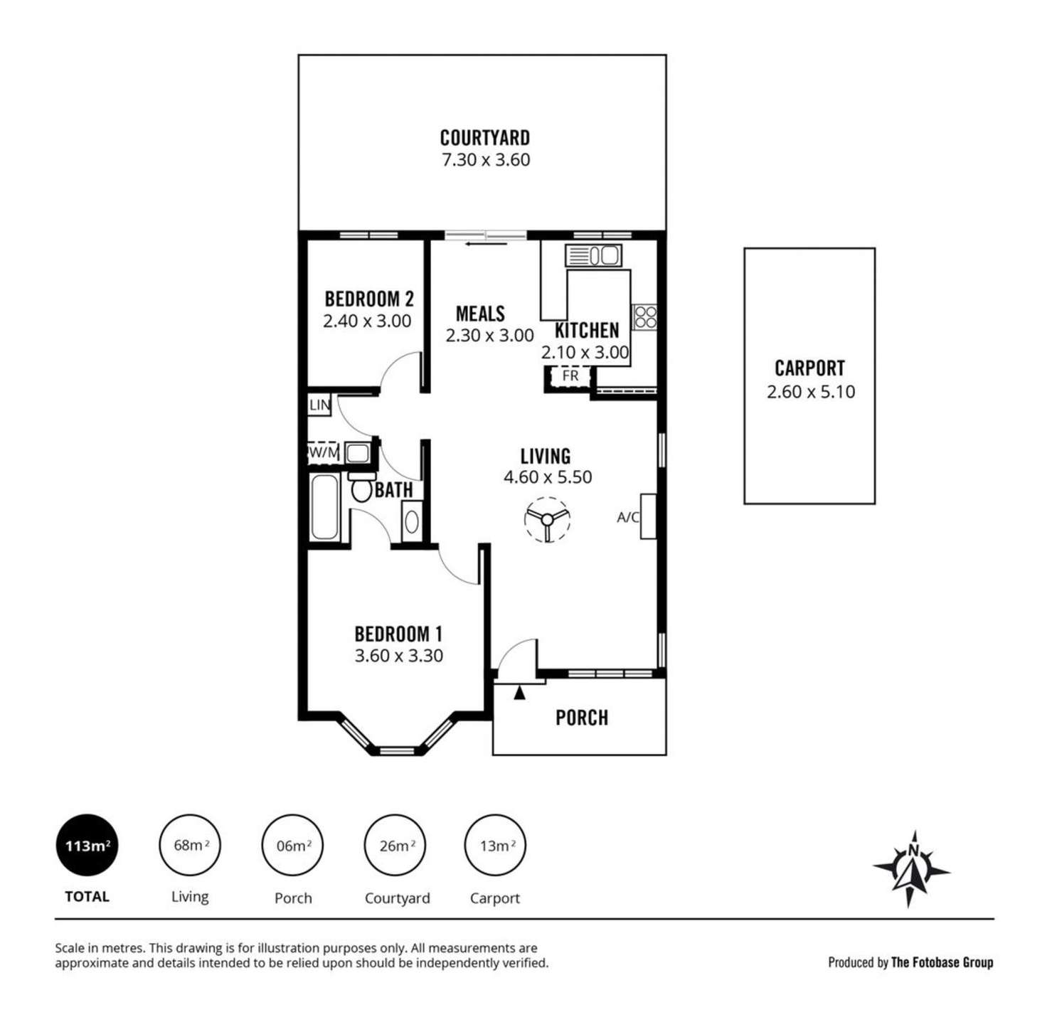 Floorplan of Homely unit listing, 5/35 Davis Avenue, Christies Beach SA 5165