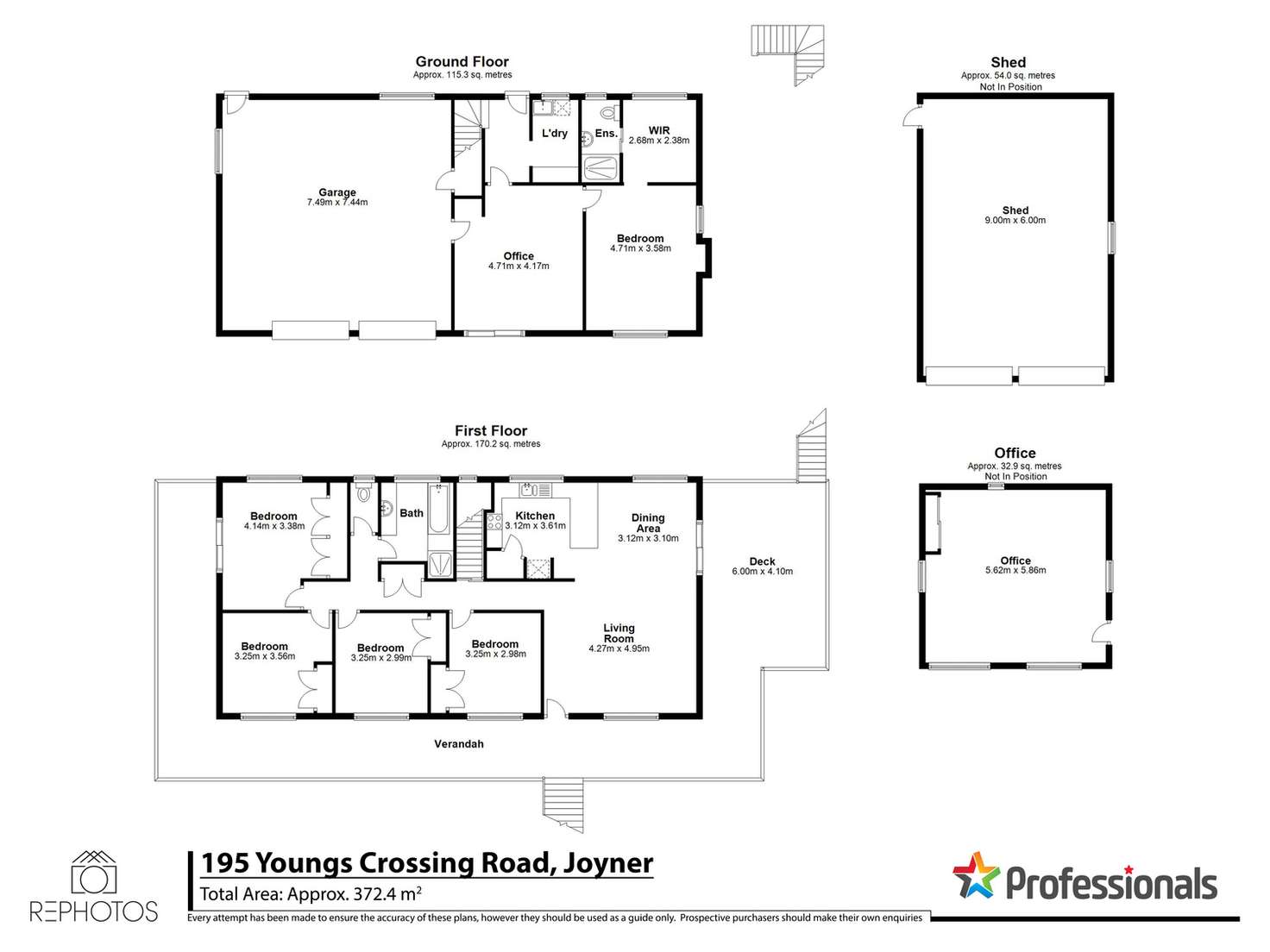 Floorplan of Homely house listing, 195 Youngs Crossing Road, Joyner QLD 4500