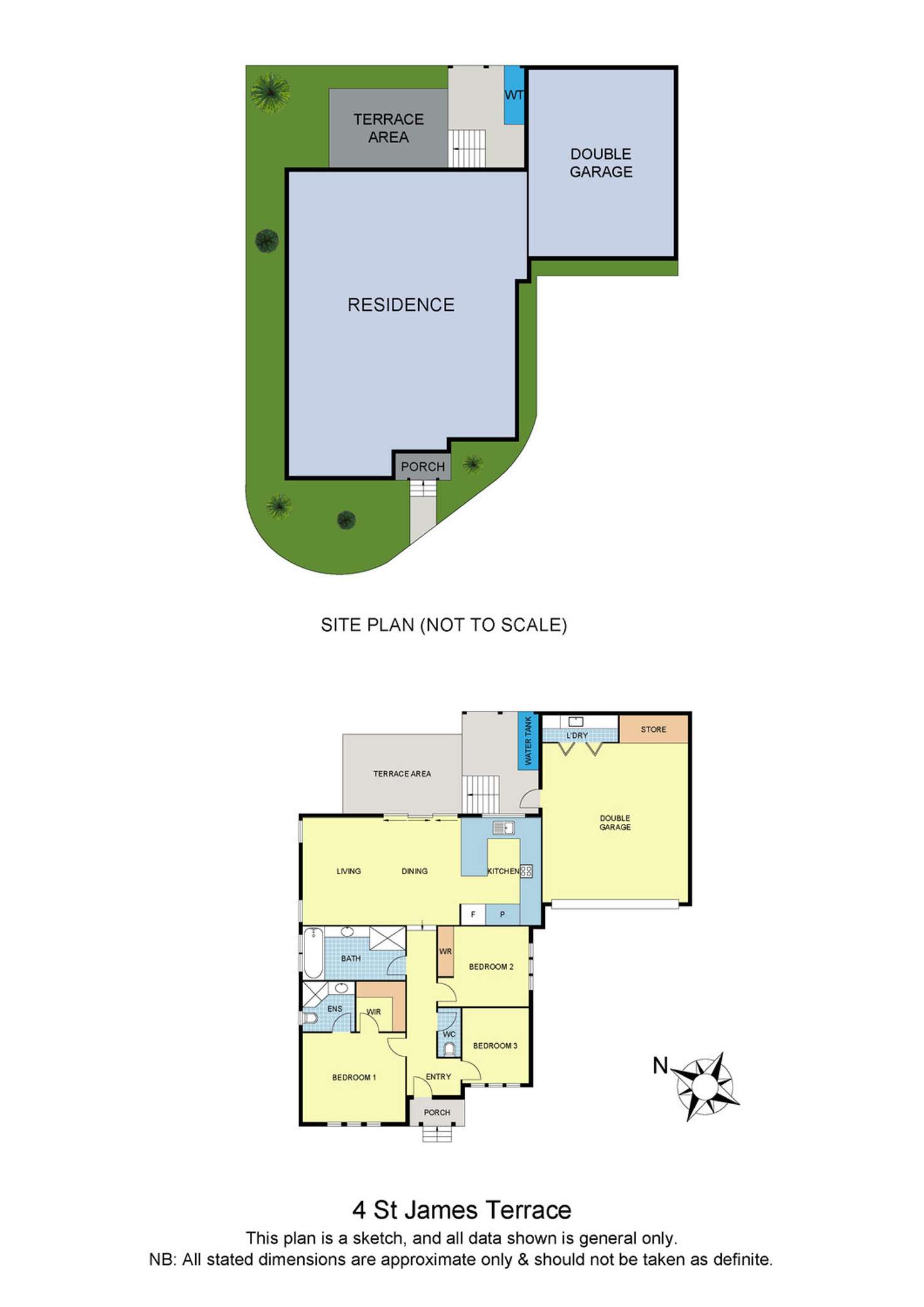 Floorplan of Homely house listing, 4 St James Terrace, Yarra Glen VIC 3775