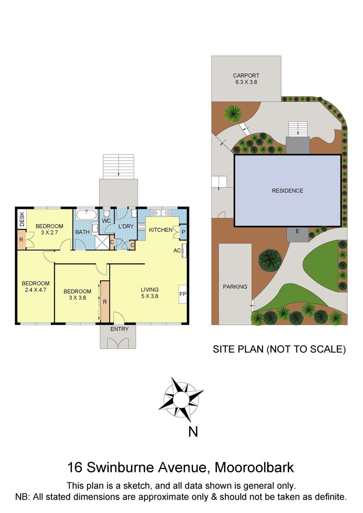 Floorplan of Homely house listing, 16 Swinburne Avenue, Mooroolbark VIC 3138