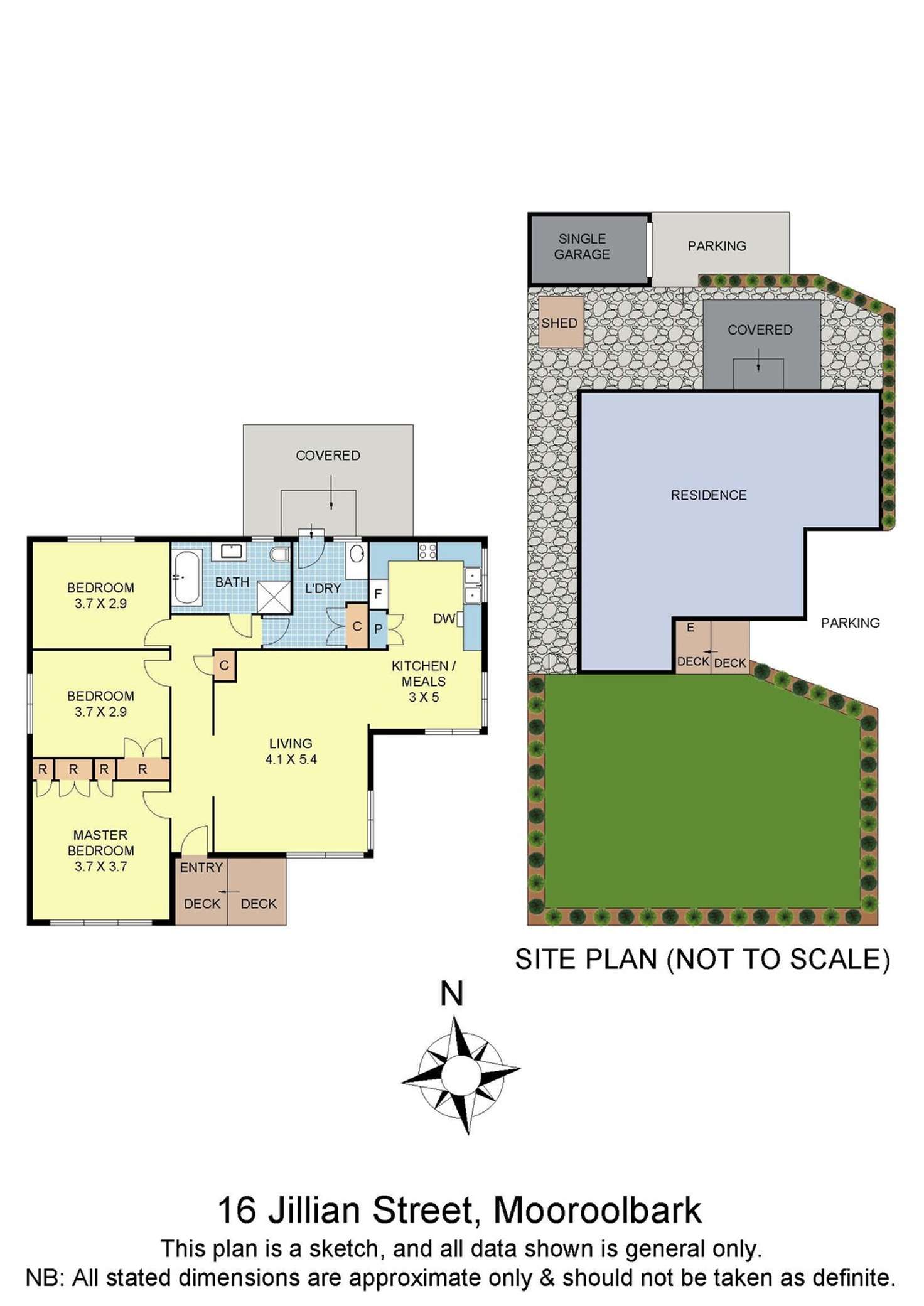 Floorplan of Homely house listing, 16 Jillian Street, Mooroolbark VIC 3138