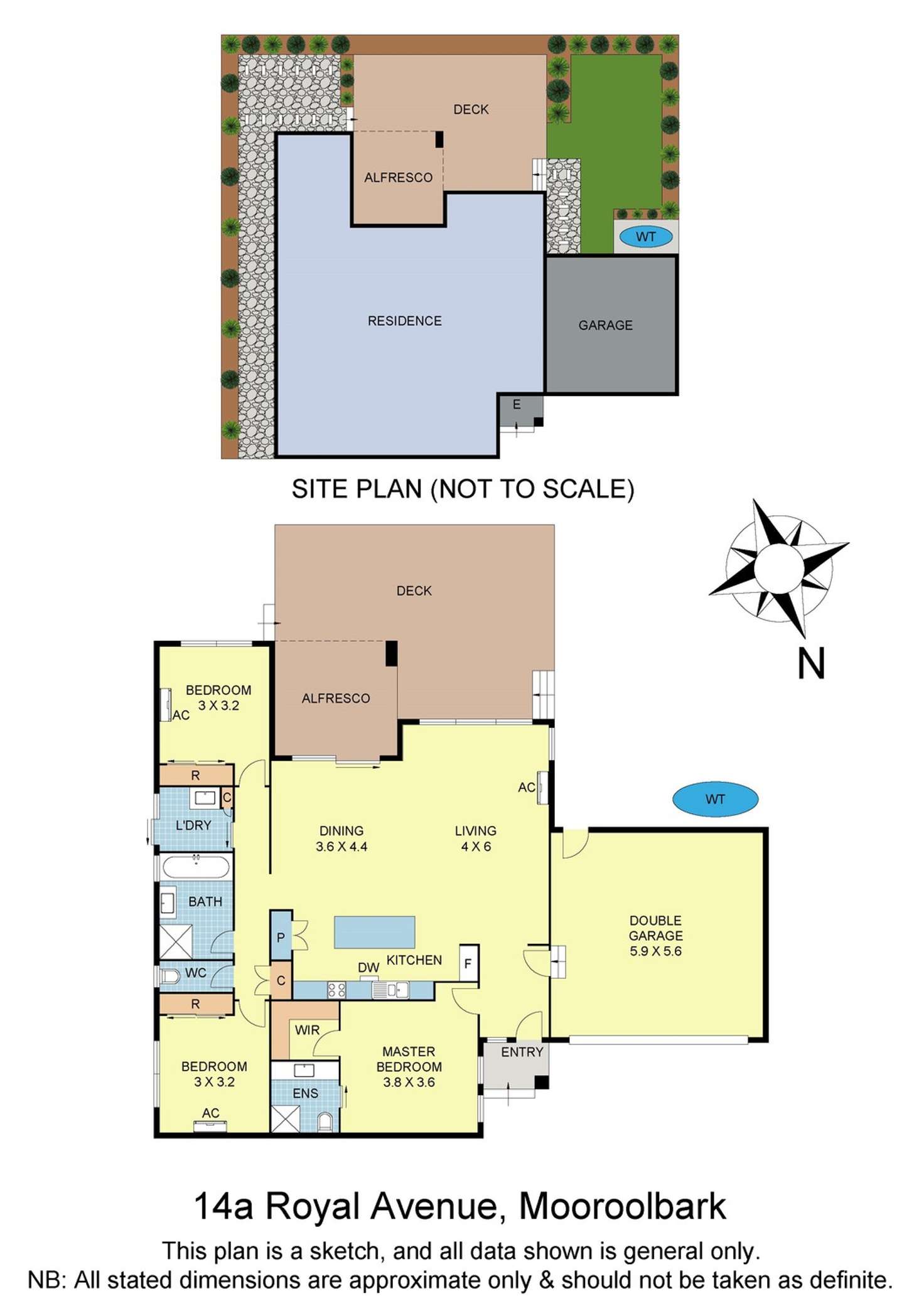 Floorplan of Homely unit listing, 14a Royal Avenue, Mooroolbark VIC 3138